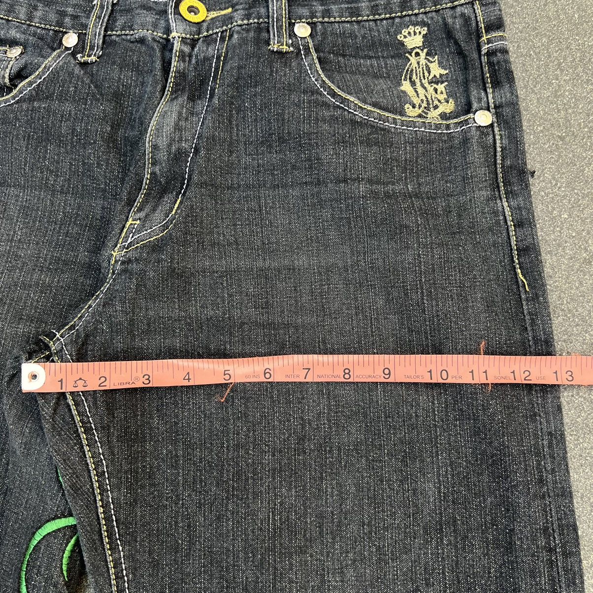 Christian Audigier × Ed Hardy × JNCO 💥Rare💥Vintage Christian Audigier Baggy Jeans Size US 34 / EU 50 - 11 Thumbnail