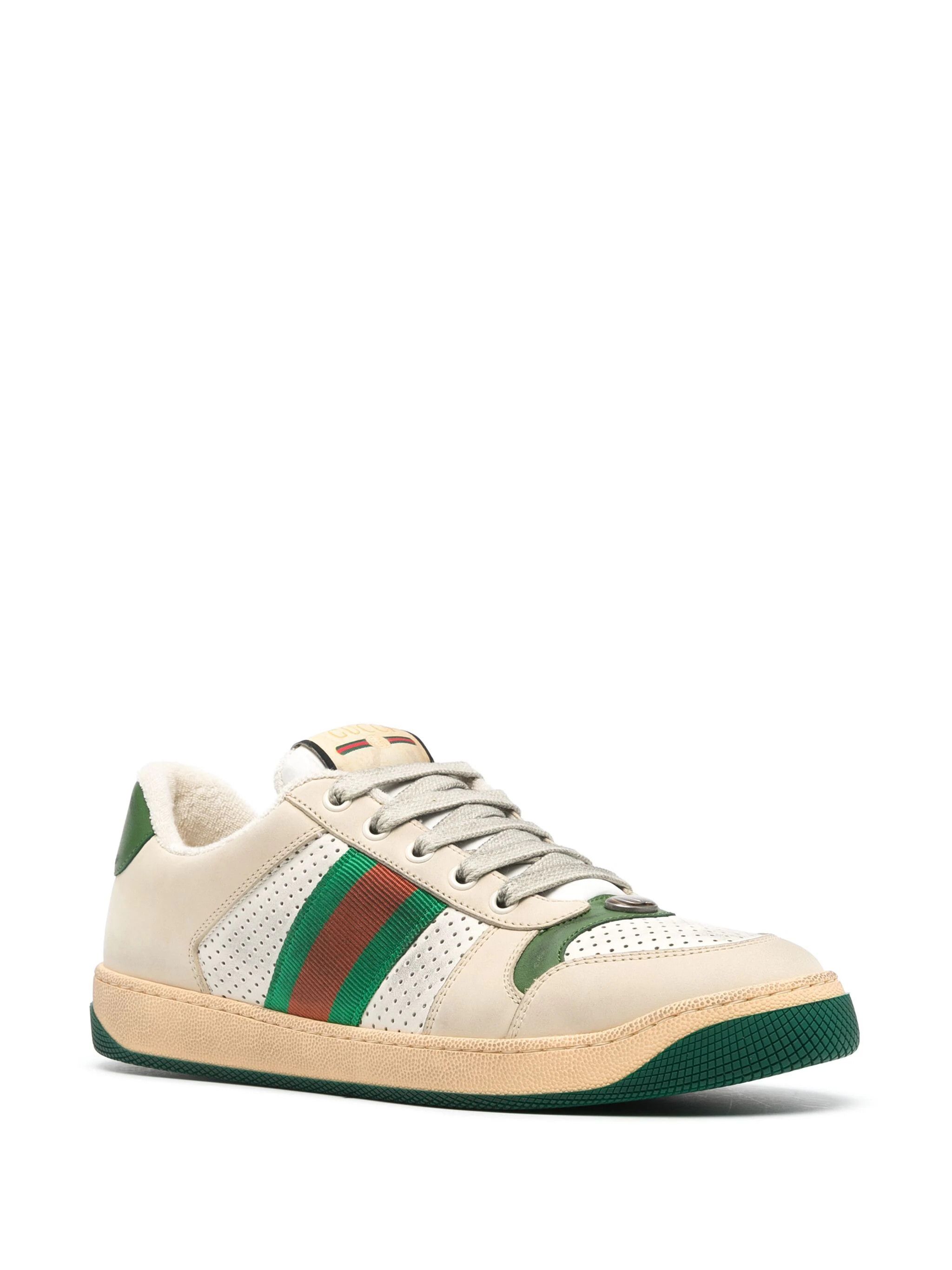Gucci Gucci Screener Panelled Leather Sneakers BNIB Rare Size US 6.5 / EU 39-40 - 3 Thumbnail
