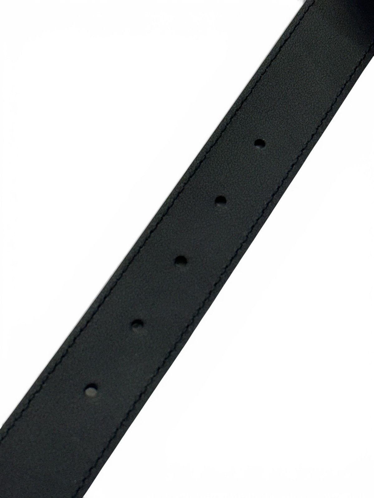 Gucci Gucci Black Gold GG Buckle Belt Size ONE SIZE - 6 Thumbnail