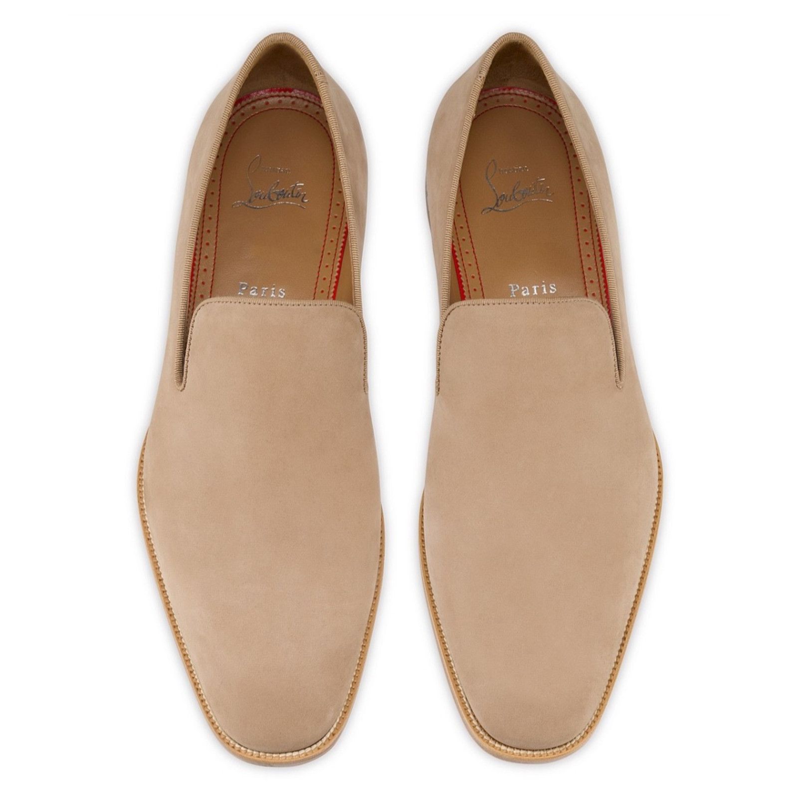 Christian Louboutin Christian Louboutin Mens Danny Flex Flat Lionne Beige 42 9 Size US 9 / EU 42 - 9 Thumbnail