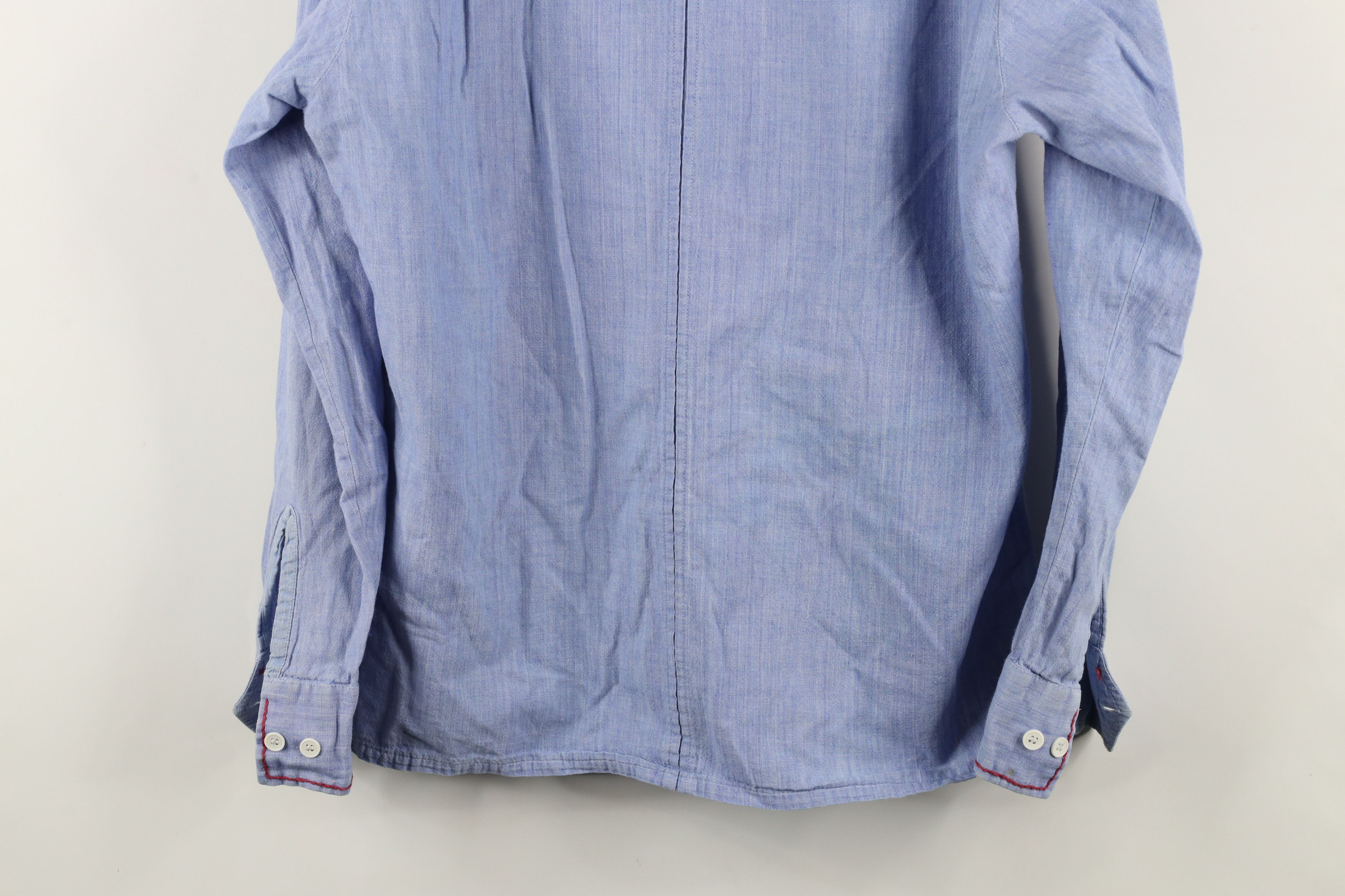 Vintage Vintage 70s Boho Chic Embroidered Military Button Shirt Size L / US 10 / IT 46 - 15 Thumbnail