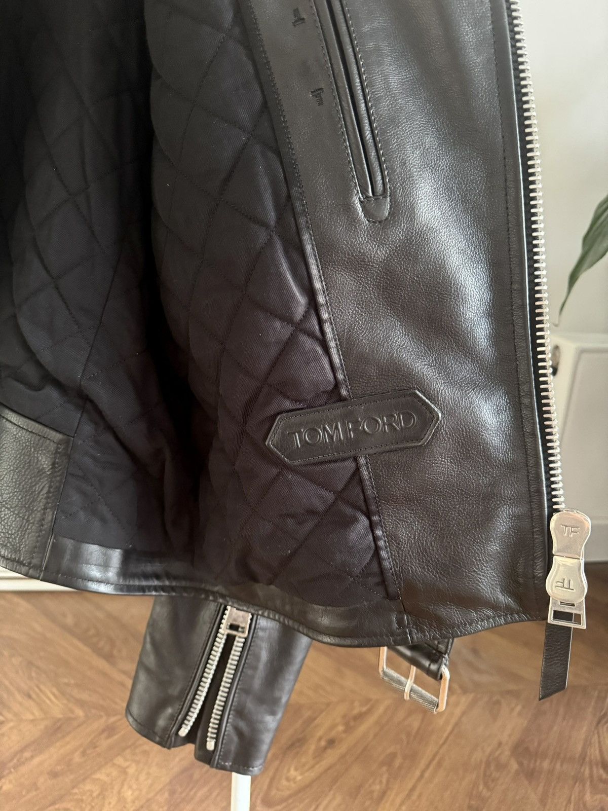 Tom Ford Rare Tom Ford biker jacket sz. 50 Size US M / EU 48-50 / 2 - 8 Thumbnail