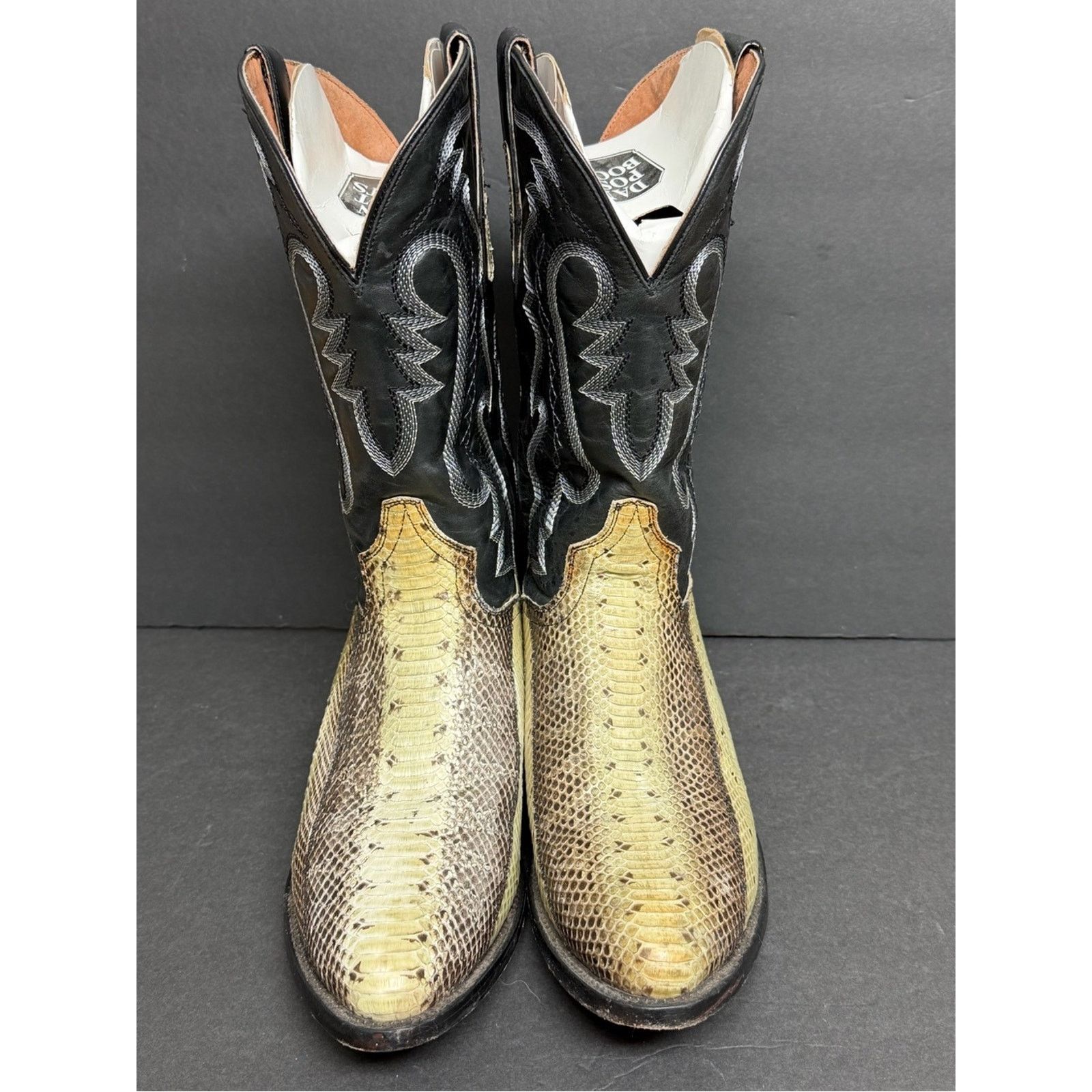Dan Post Dan Post Exotic Python Men Size 9.5 D Snakeskin Cowboy Boots Size US 9.5 / EU 42-43 - 4 Thumbnail