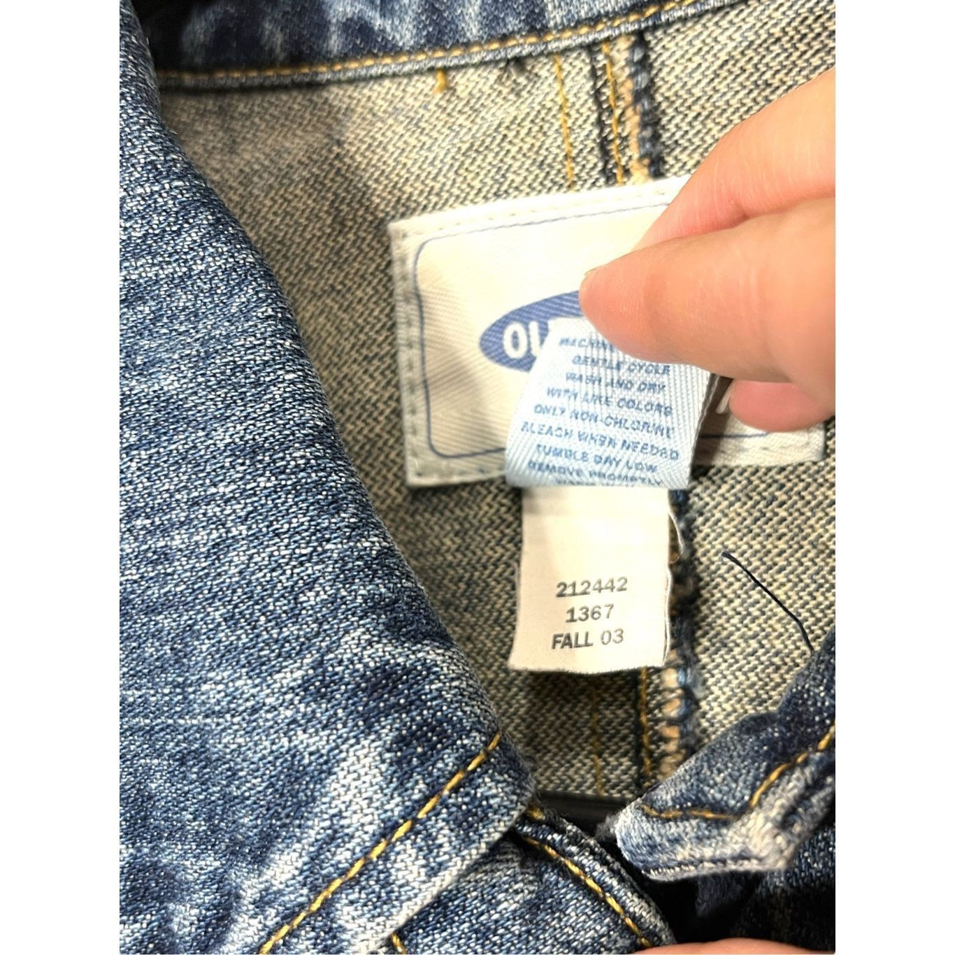 Old Navy Vintage Old Navy Women's Y2K 100% Cotton Denim Jean Jacket S Size S / US 4 / IT 40 - 6 Thumbnail
