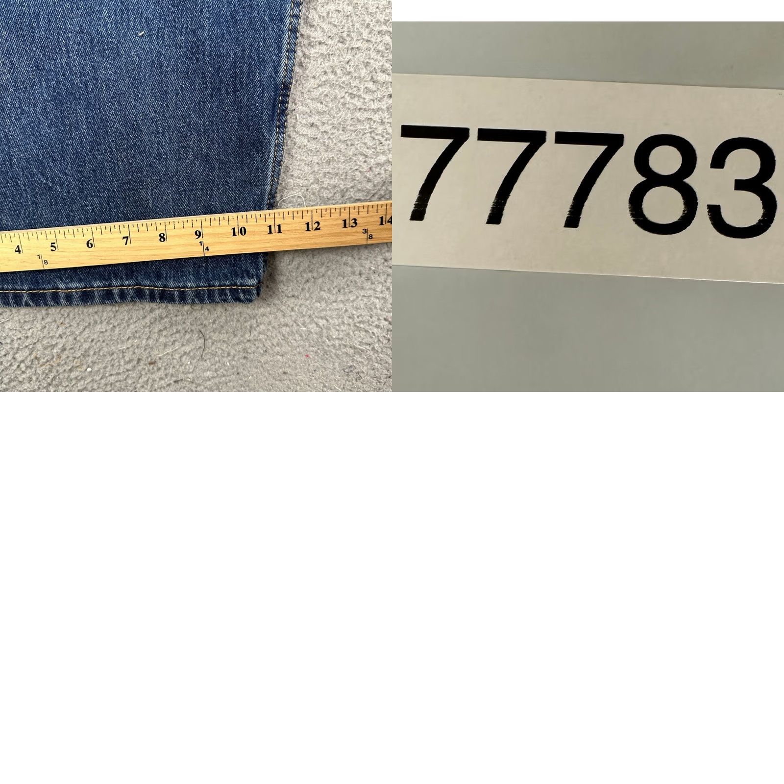 Levi's VINTAGE Levis 511 Men Straight Leg Jeans 52X29 Big Tall Blue Washed 5 Pocket Red Tab NEW Size US 36 / EU 52 - 8 Thumbnail