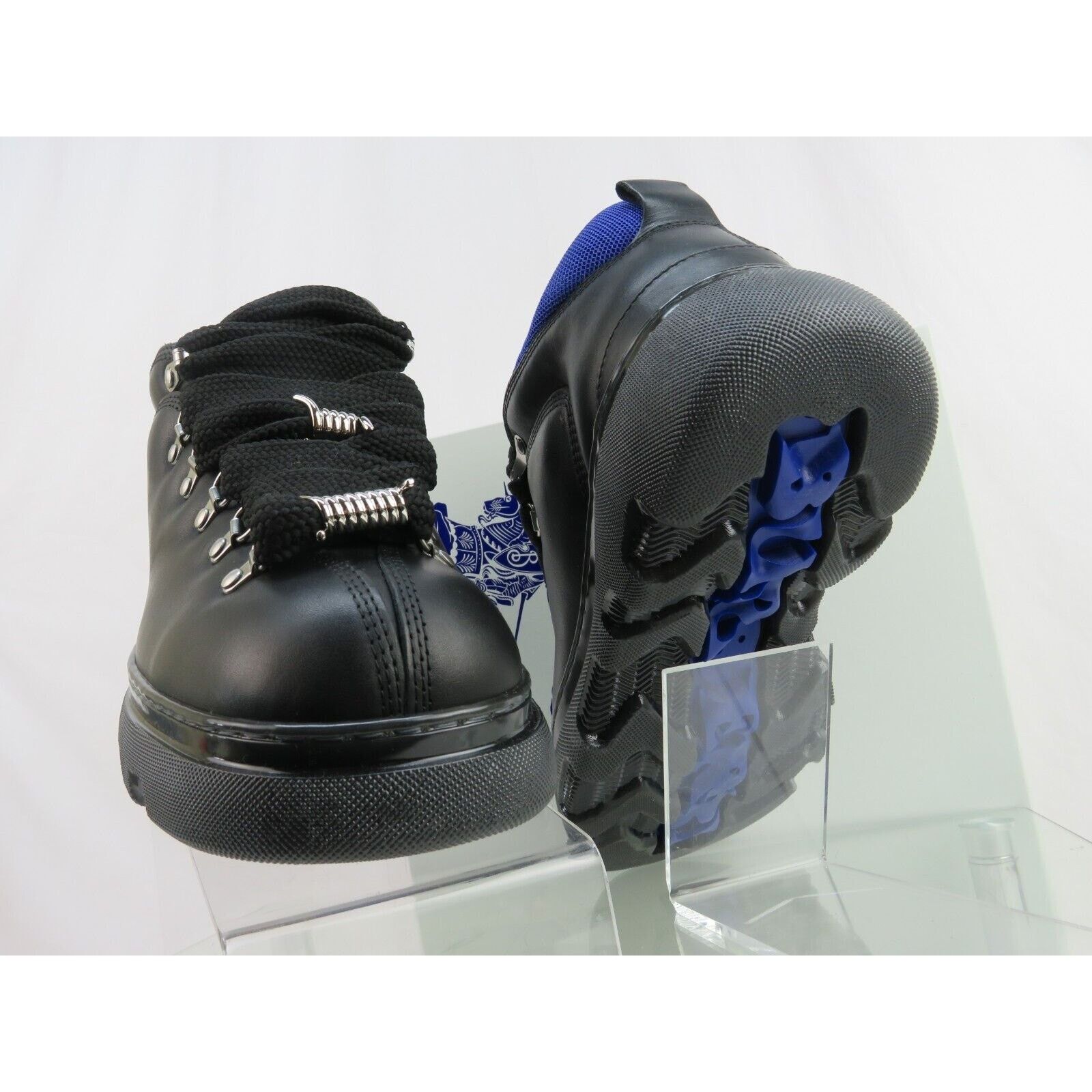 Burberry BURBERRY TREK BLACK LEATHER LACE HIKING BOOTS US 13 46 ITL Size US 13 / EU 46 - 2 Thumbnail