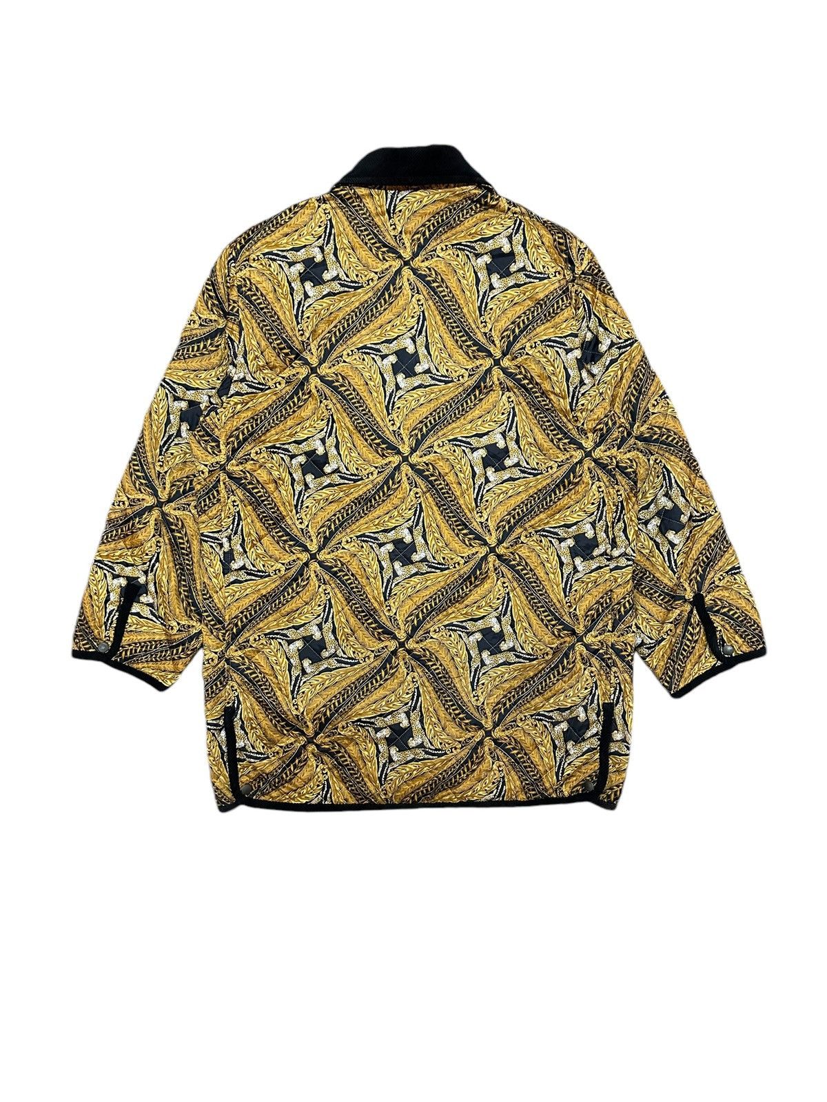 Salvatore Ferragamo Salvatore Ferragamo Quilted Jacket Full Print Luxury Size US M / EU 48-50 / 2 - 7 Thumbnail