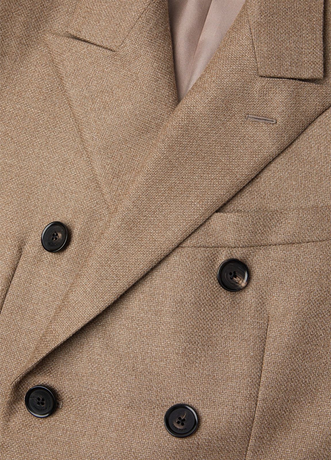 Loro Piana o1srvl11e0526 FAP3807 Double-breasted Jacket in Brown Size L / US 10 / IT 46 - 4 Thumbnail