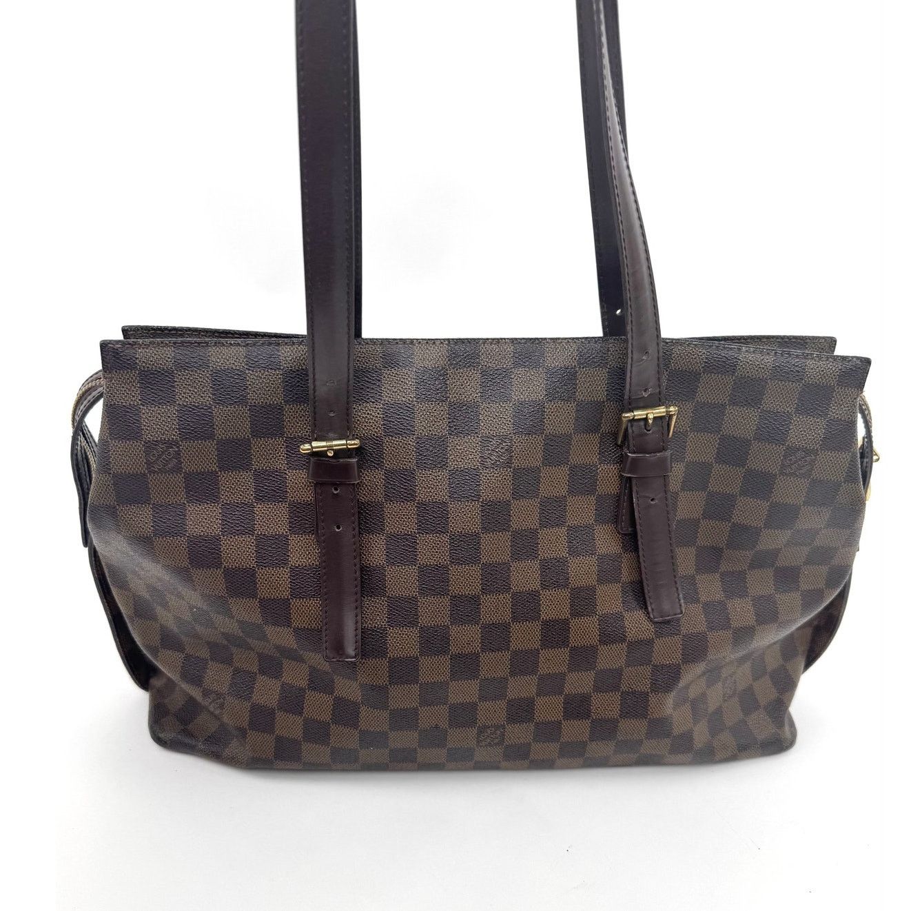 Louis Vuitton Louis Vuitton Brown Damier Ebene Chelsea Top Zip Tote Bag Size ONE SIZE - 3 Thumbnail