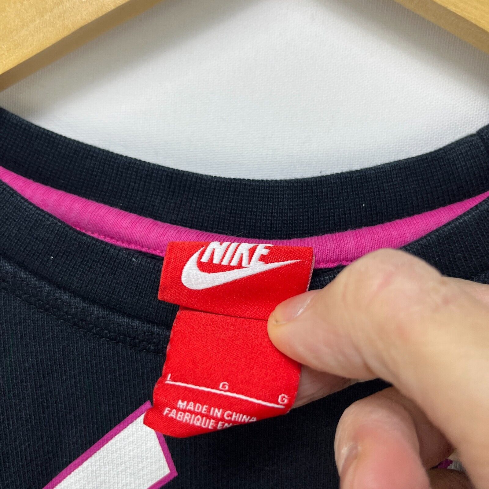 Nike × Vintage Vintage Y2K Nike Sweatshirt Swoosh Air Womens Large Size L / US 10 / IT 46 - 4 Thumbnail