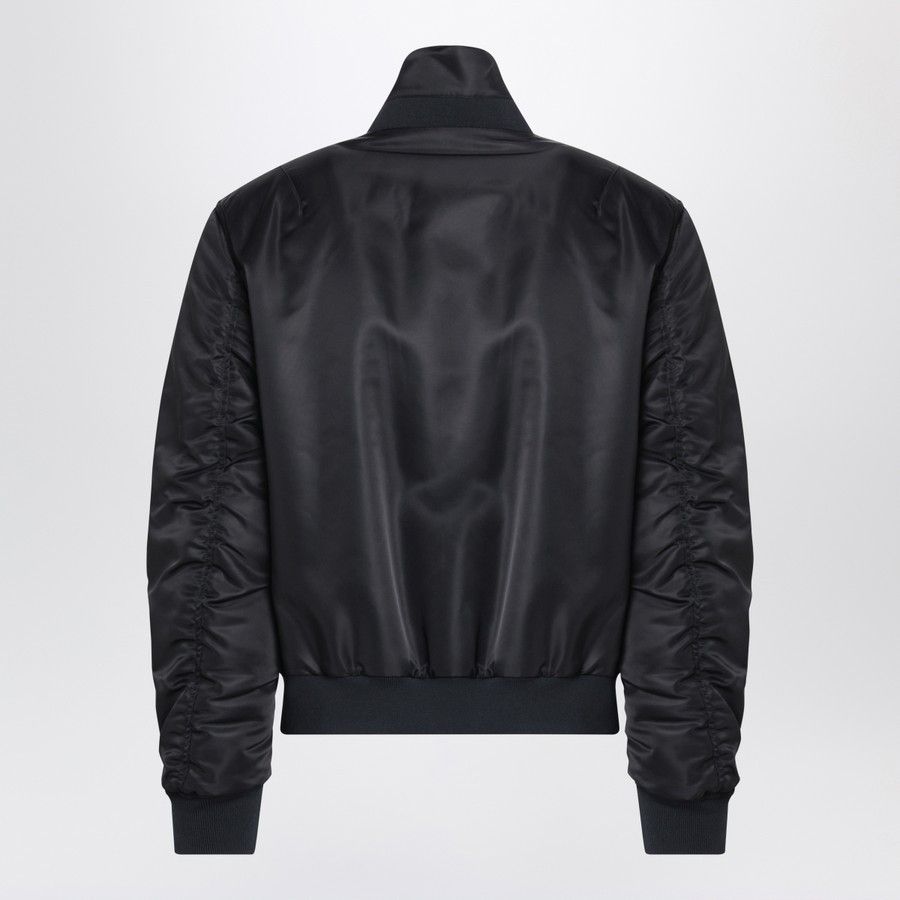 Alexander McQueen o1d2blof0126 Nylon Zip Bomber Jacket in Black Size US M / EU 48-50 / 2 - 2 Thumbnail