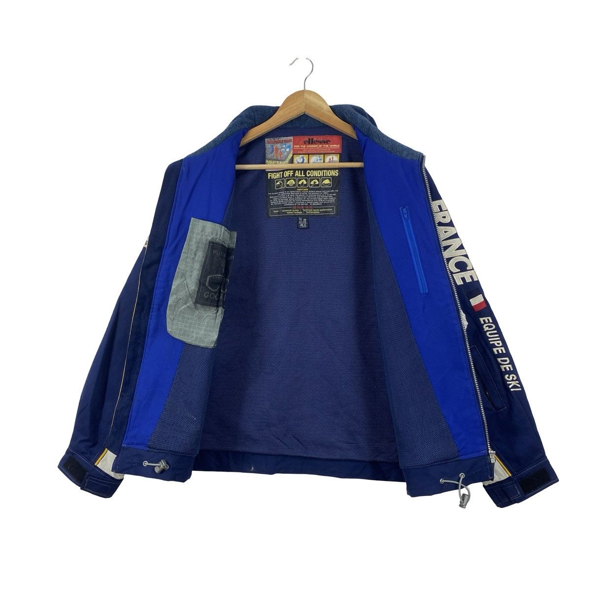 Ellesse Vintage ELLESSE FRANCE EQUIPE De Ski Breathable Fabric Ski Size US L / EU 52-54 / 3 - 8 Thumbnail