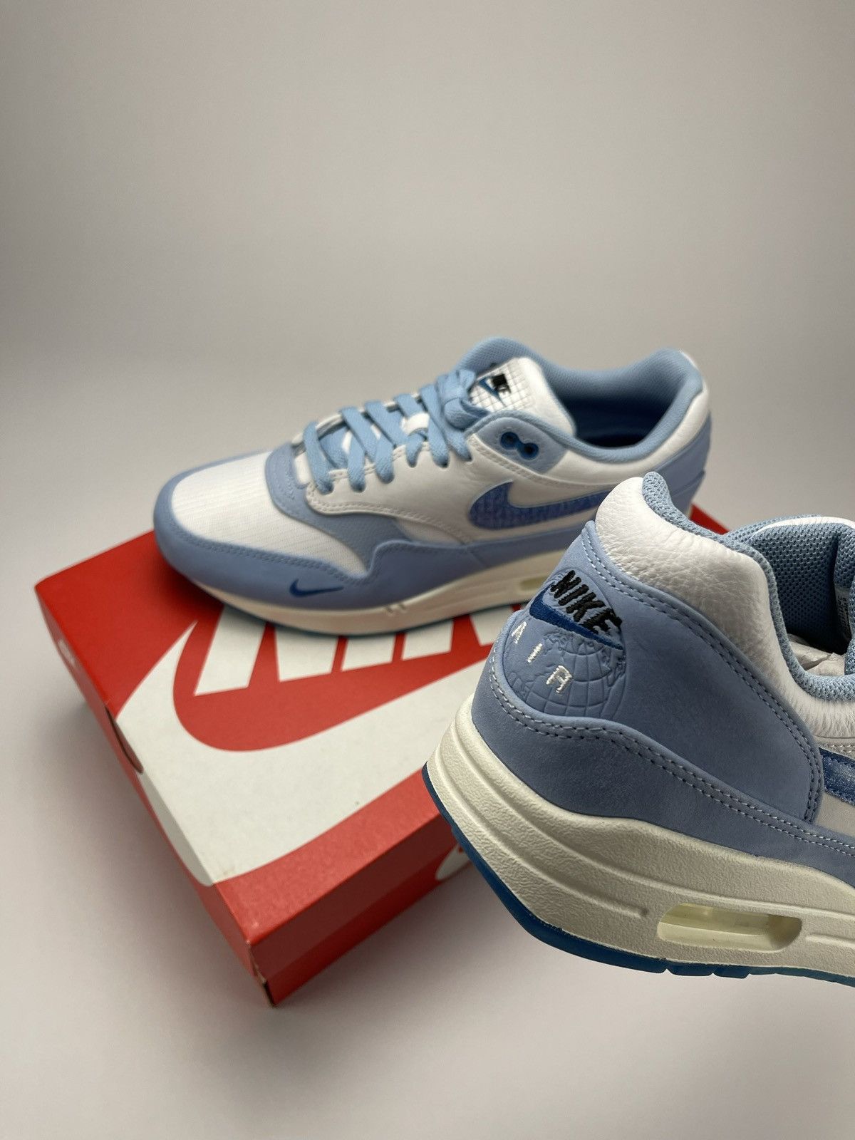 Nike Nike air max 1 premium blueprint Size US 9.5 / EU 42-43 - 14 Thumbnail