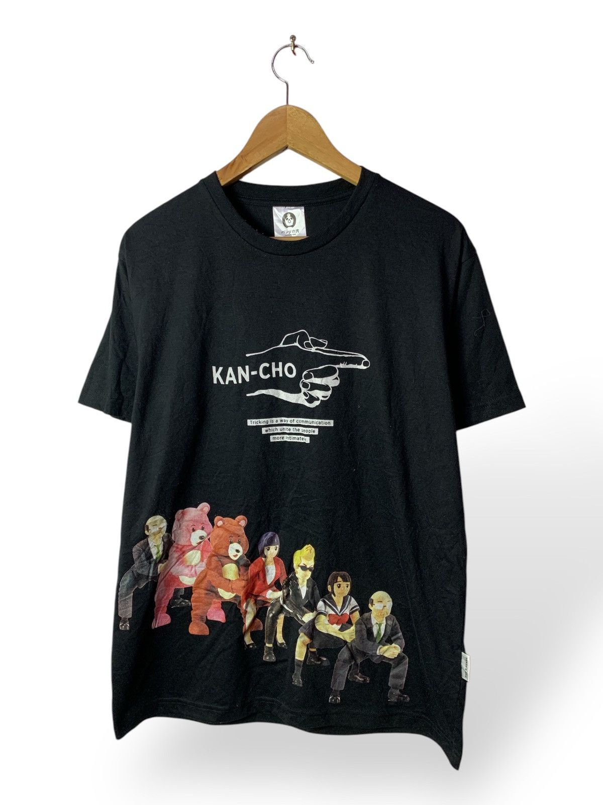 Japanese Brand RARE! Kancho Japanese Cartoon Panda Ana Funny Parody Tee Size US L / EU 52-54 / 3 - 1 Thumbnail
