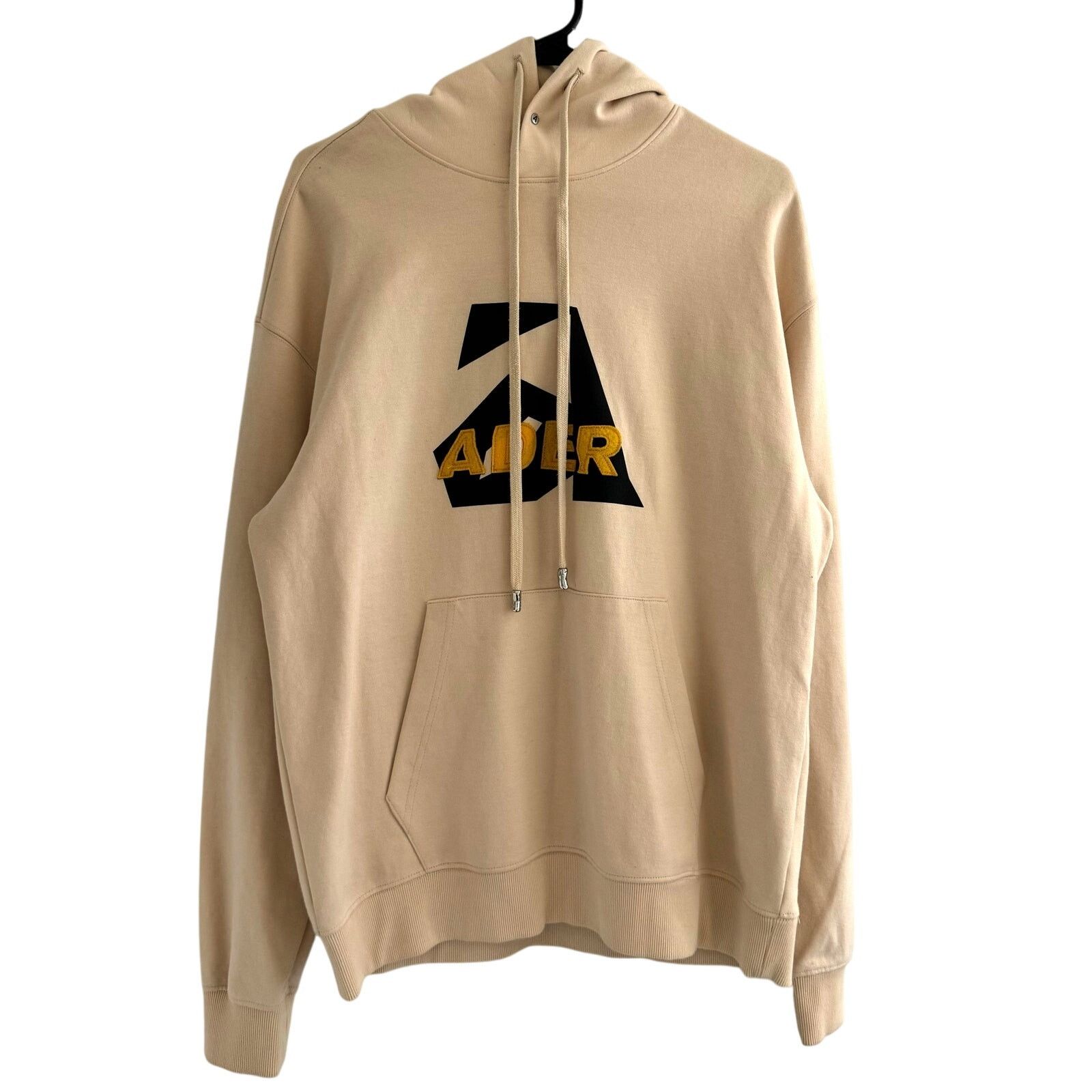 Ader Error ADER Error FW20 A1 Oversized Cream Logo Hoodie | Grailed 
