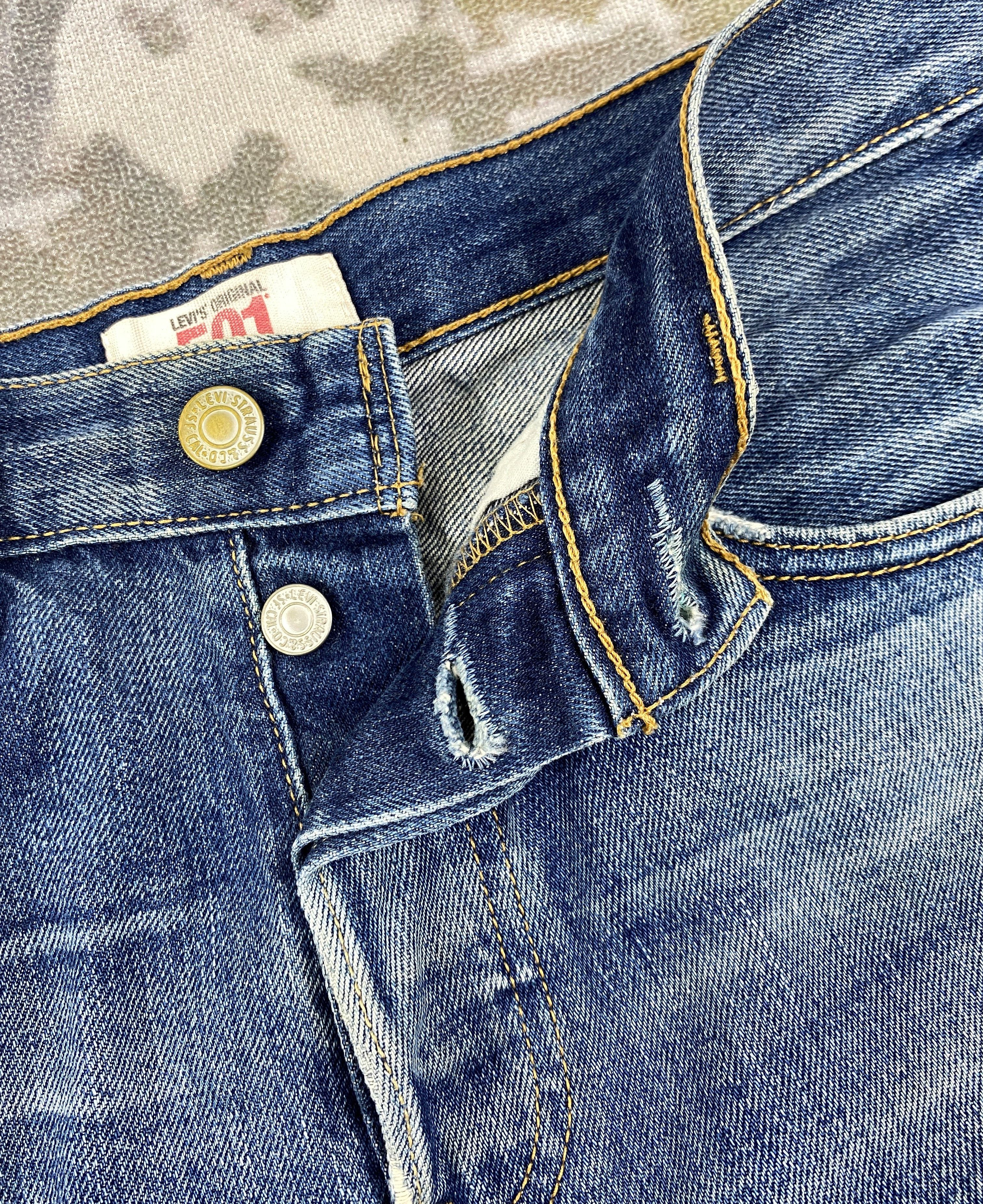 Levi's Faded Blue Vintage Levis 501 Jeans 30x13 - JN3032 Size US 30 / EU 46 - 5 Thumbnail