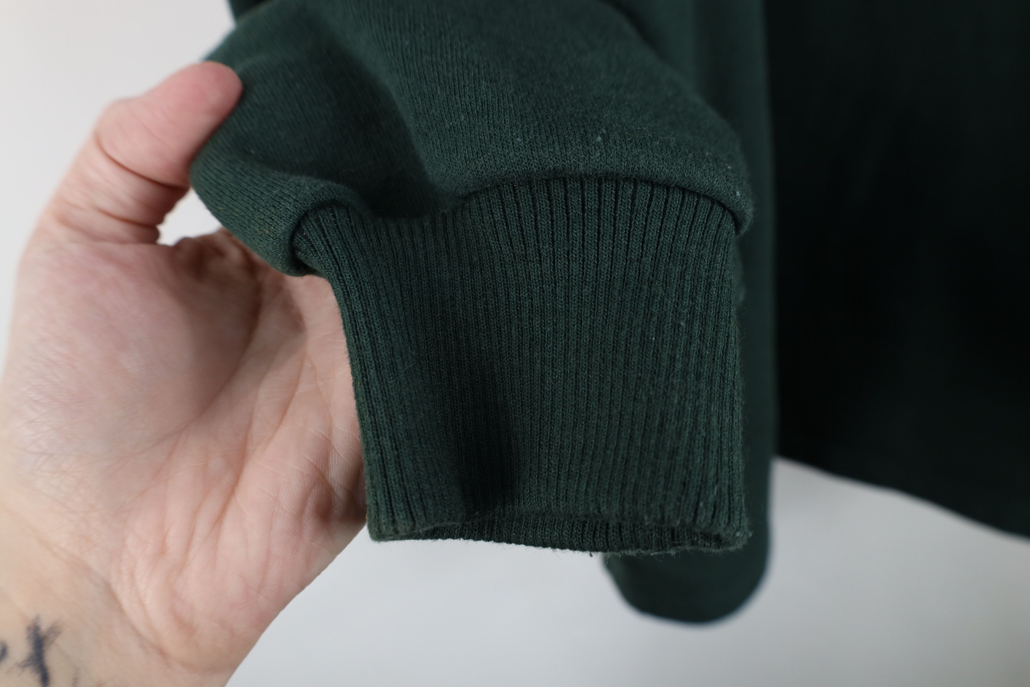 Vintage Vintage 90s Streetwear Canada Half Zip Sweatshirt Green Size US L / EU 52-54 / 3 - 9 Thumbnail