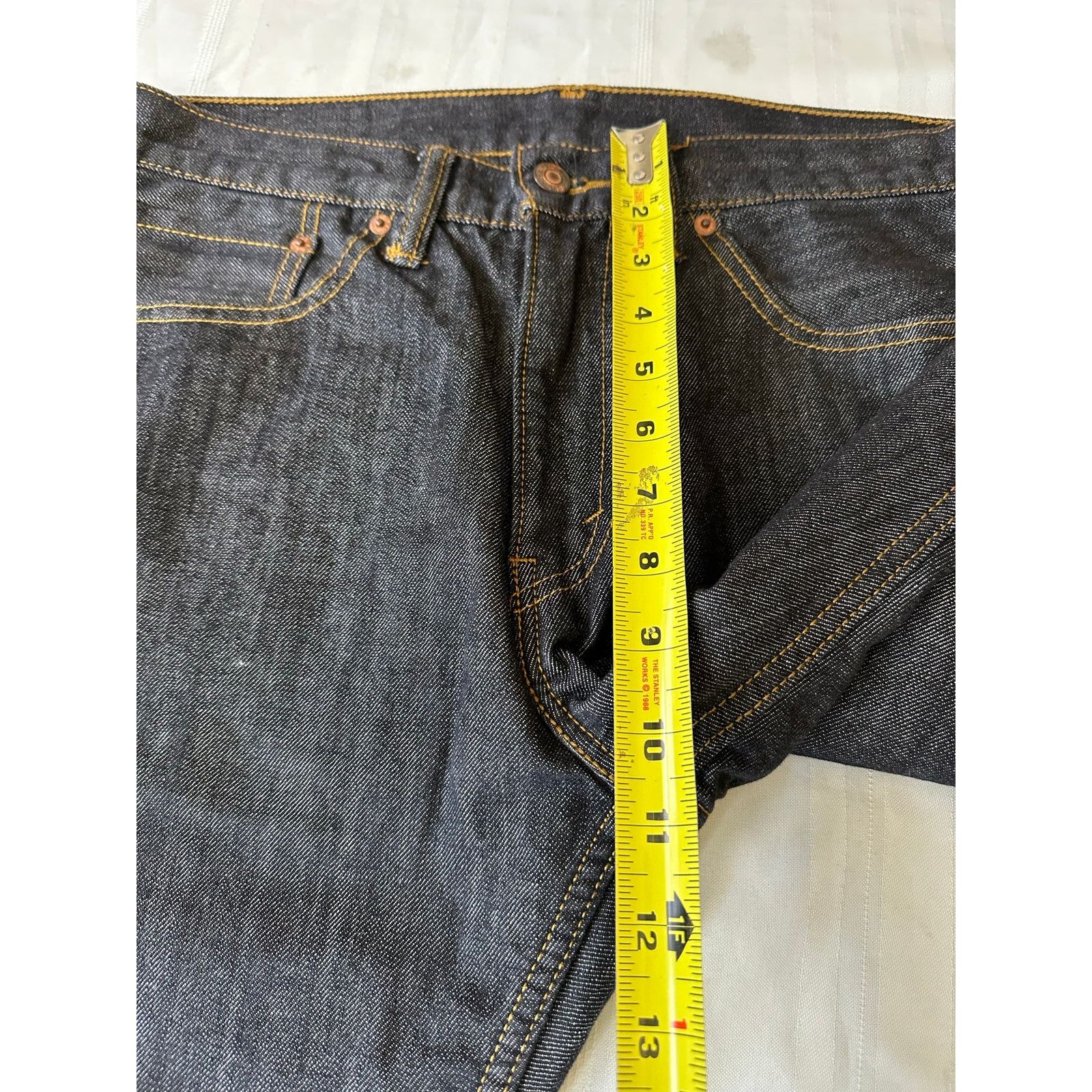 Levi's Levi's Aztec Flannel Lined Denim Jeans 32x30 Straight Leg Size US 32 / EU 48 - 10 Thumbnail