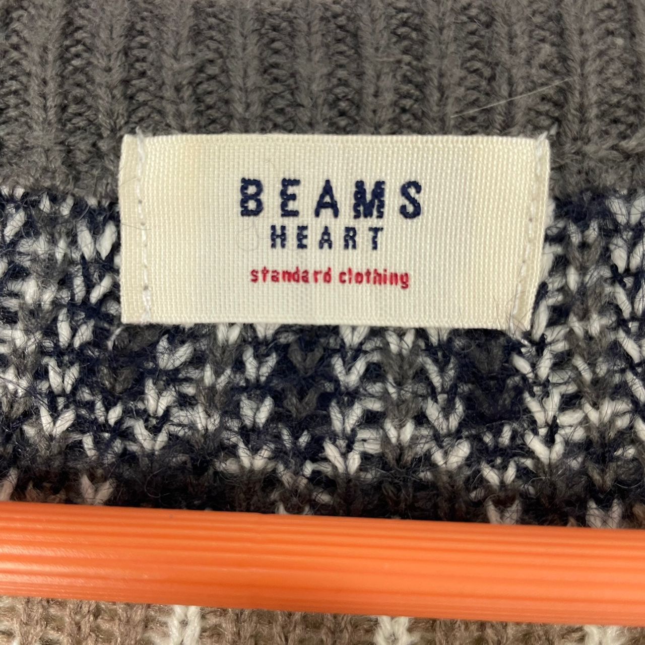 Beams Japan Vintage Beams Heart Abstract Style Pullover Knit Sweatshirt Size US M / EU 48-50 / 2 - 6 Thumbnail