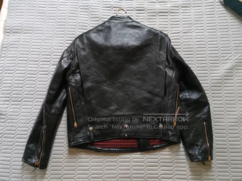 The Real McCoy's The Real McCoys J-31 Classic Pig's Milk Horseskin Motorcyc Size US XXL / EU 58 / 5 - 3 Thumbnail