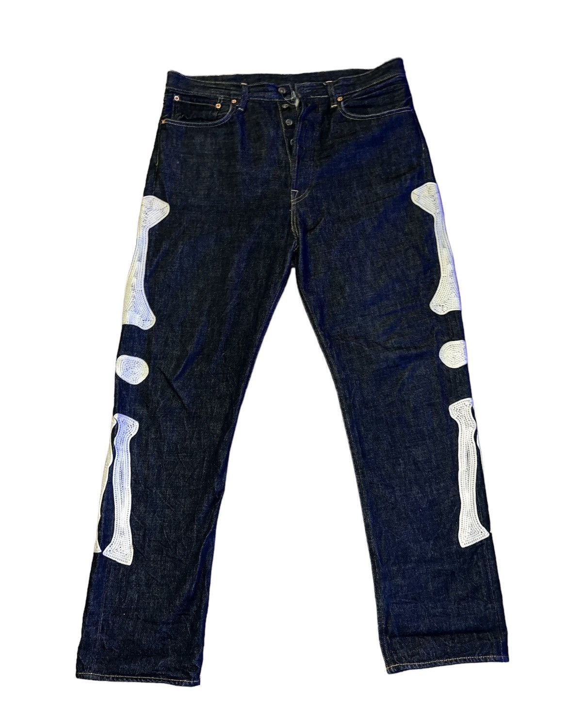 Kapital Kapital Bone/skeleton Denim | Grailed