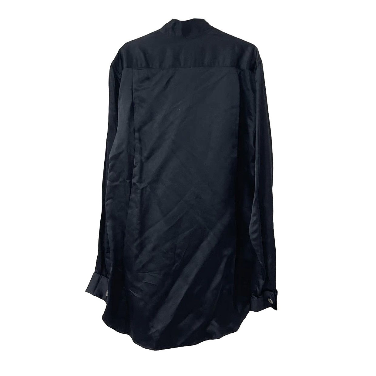Yohji Yamamoto Yohji Yamamoto Pour Homme 99AW Silk Blend Tuxedo Shirt Size US M / EU 48-50 / 2 - 2 Thumbnail