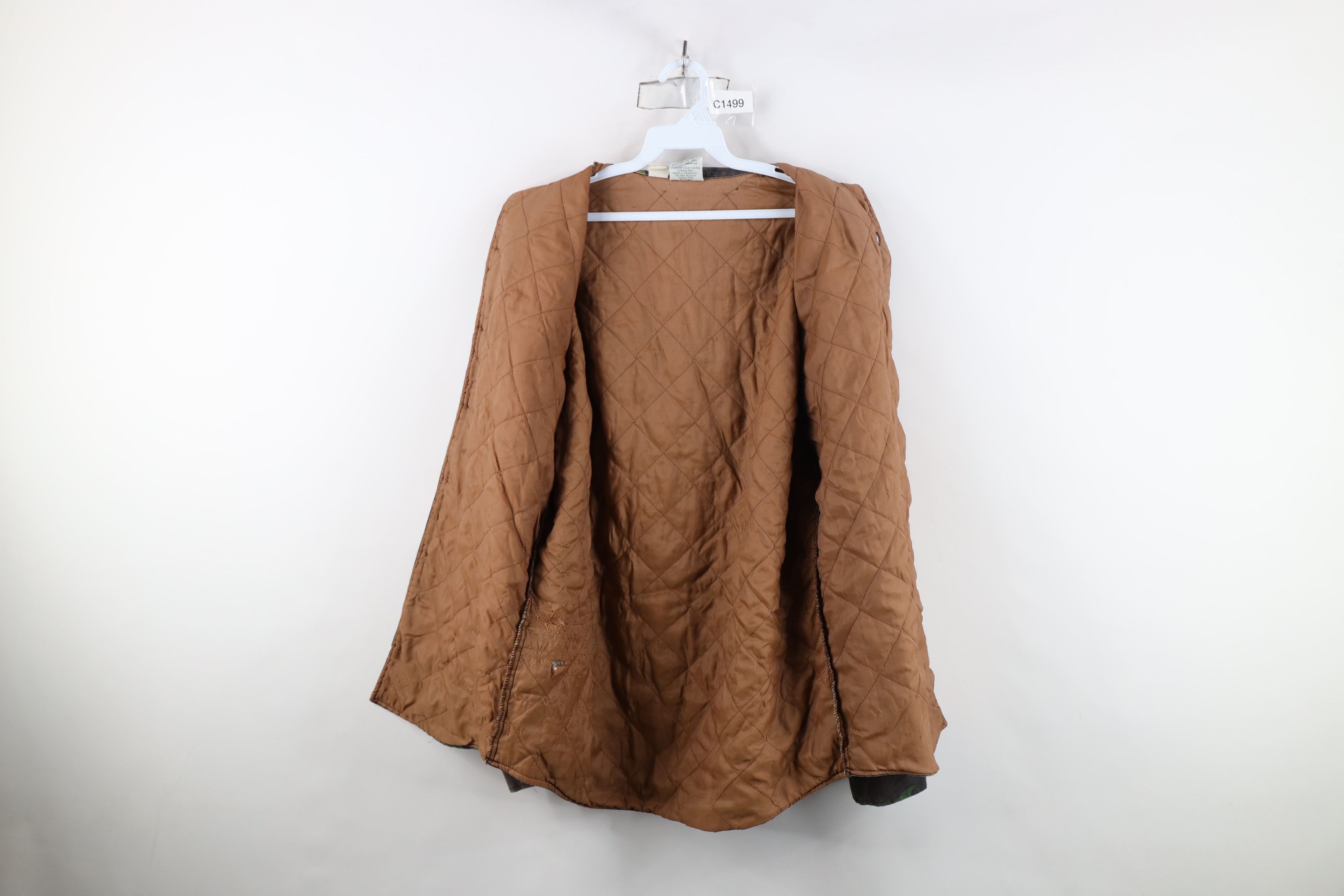 Vintage Vintage 70s Streetwear Quilted Camouflage Shirt Jacket USA Size US L / EU 52-54 / 3 - 12 Thumbnail