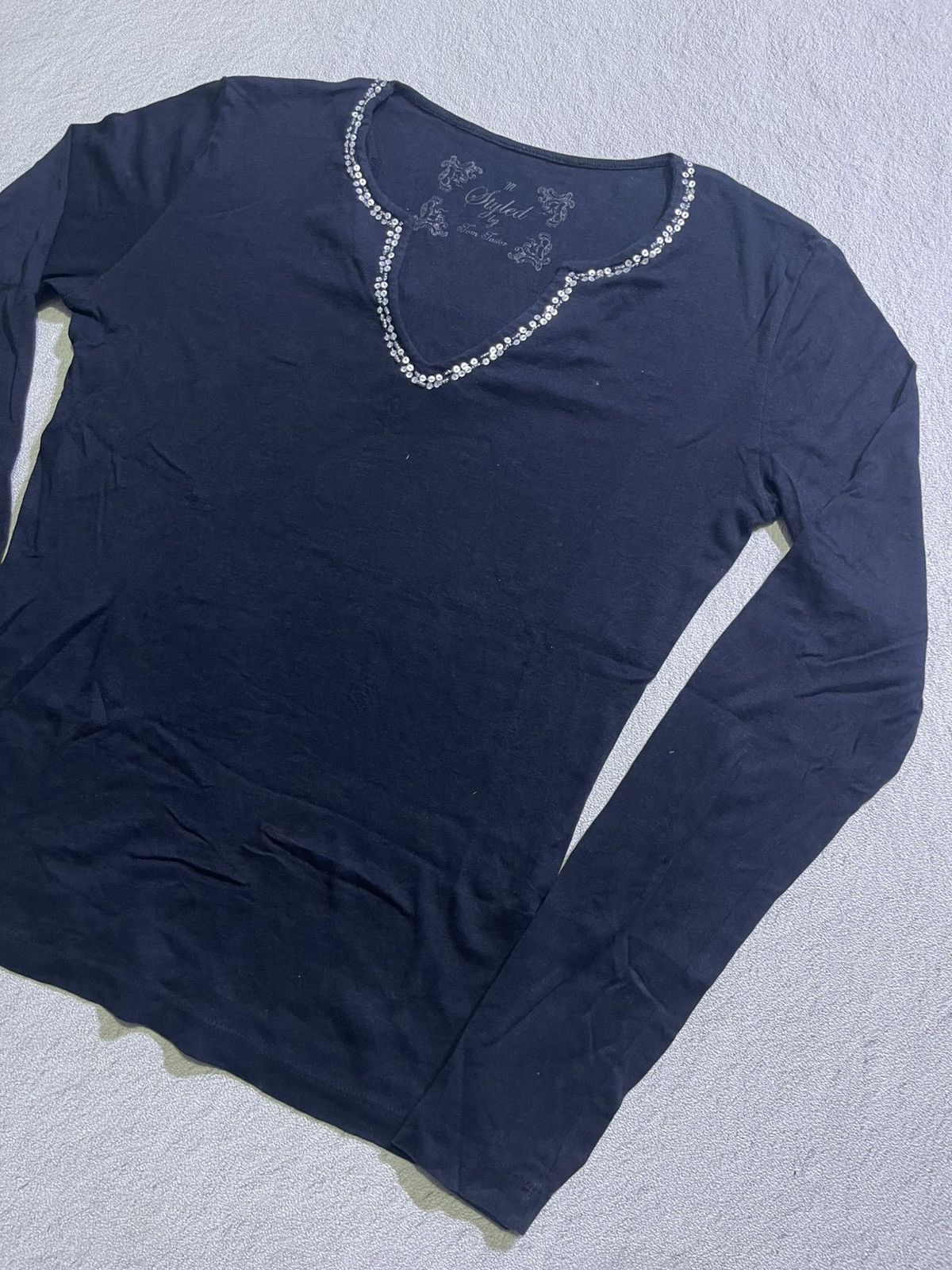 Hysteric Glamour Y2K STYLED LONG SLEEVE TSHIRT WOMEN IFSIX STYLE Size M / US 6-8 / IT 42-44 - 2 Thumbnail