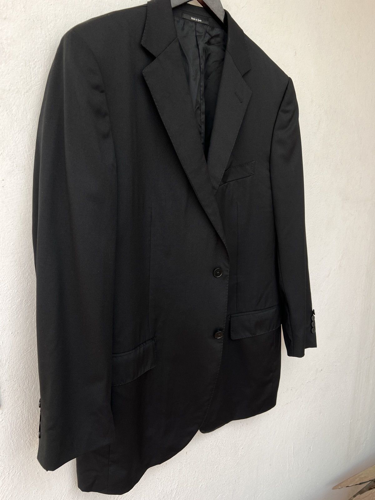 Ermenegildo Zegna Ermenegildo Zegna Tailored Blazer XL Black Wool Size 44R - 3 Thumbnail