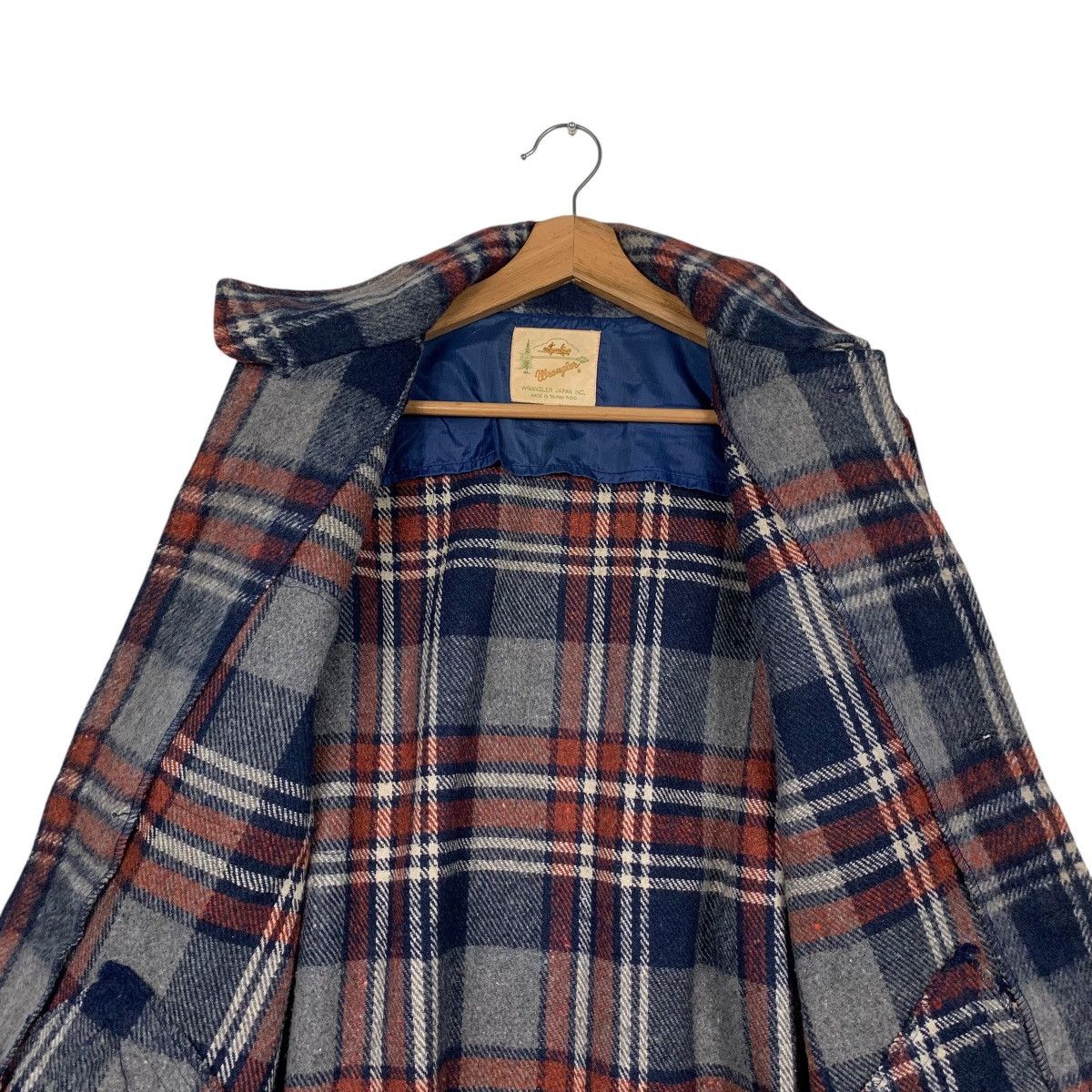 Wrangler Vintage 80’s WRANGLER Tartan Flannel Four Pocket #2556-C115 Size US M / EU 48-50 / 2 - 12 Thumbnail