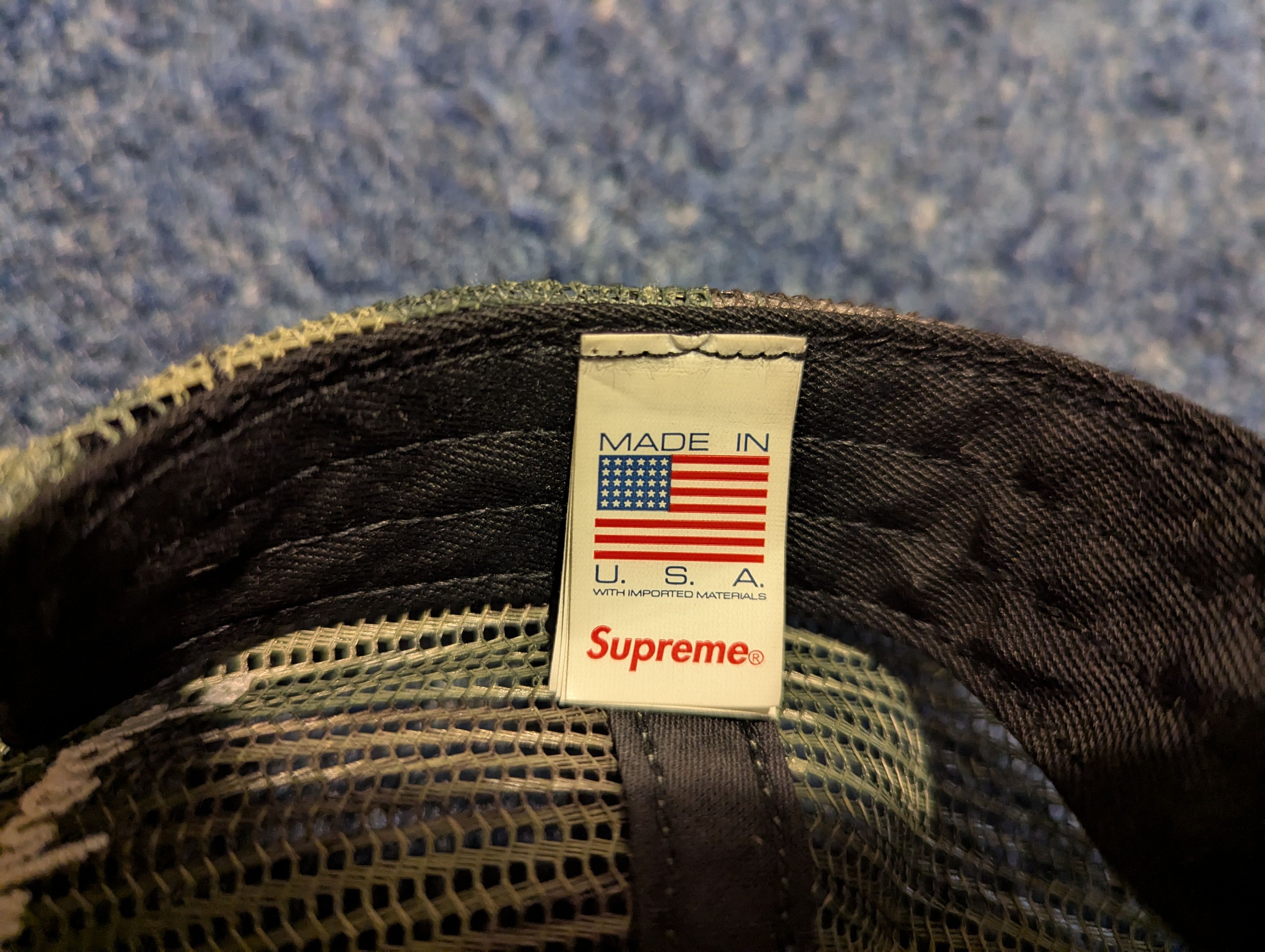 Supreme Supreme Beef Mesh Back 5-Panel Cap in Camo Size ONE SIZE - 4 Thumbnail