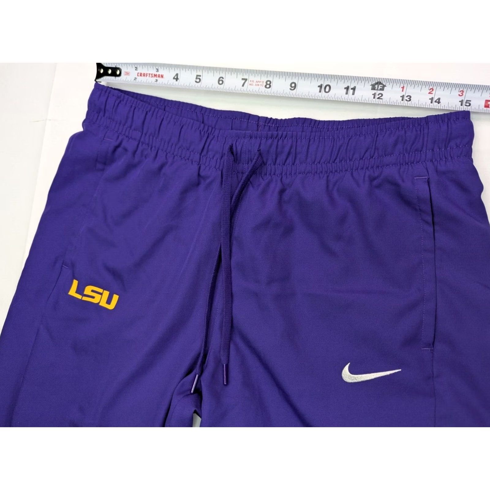 Nike Nike LSU Tigers Dri-FIT Warm Up Pants, Men M, Purple Gold, Straight Leg, Track Pants Size US 31 - 7 Thumbnail