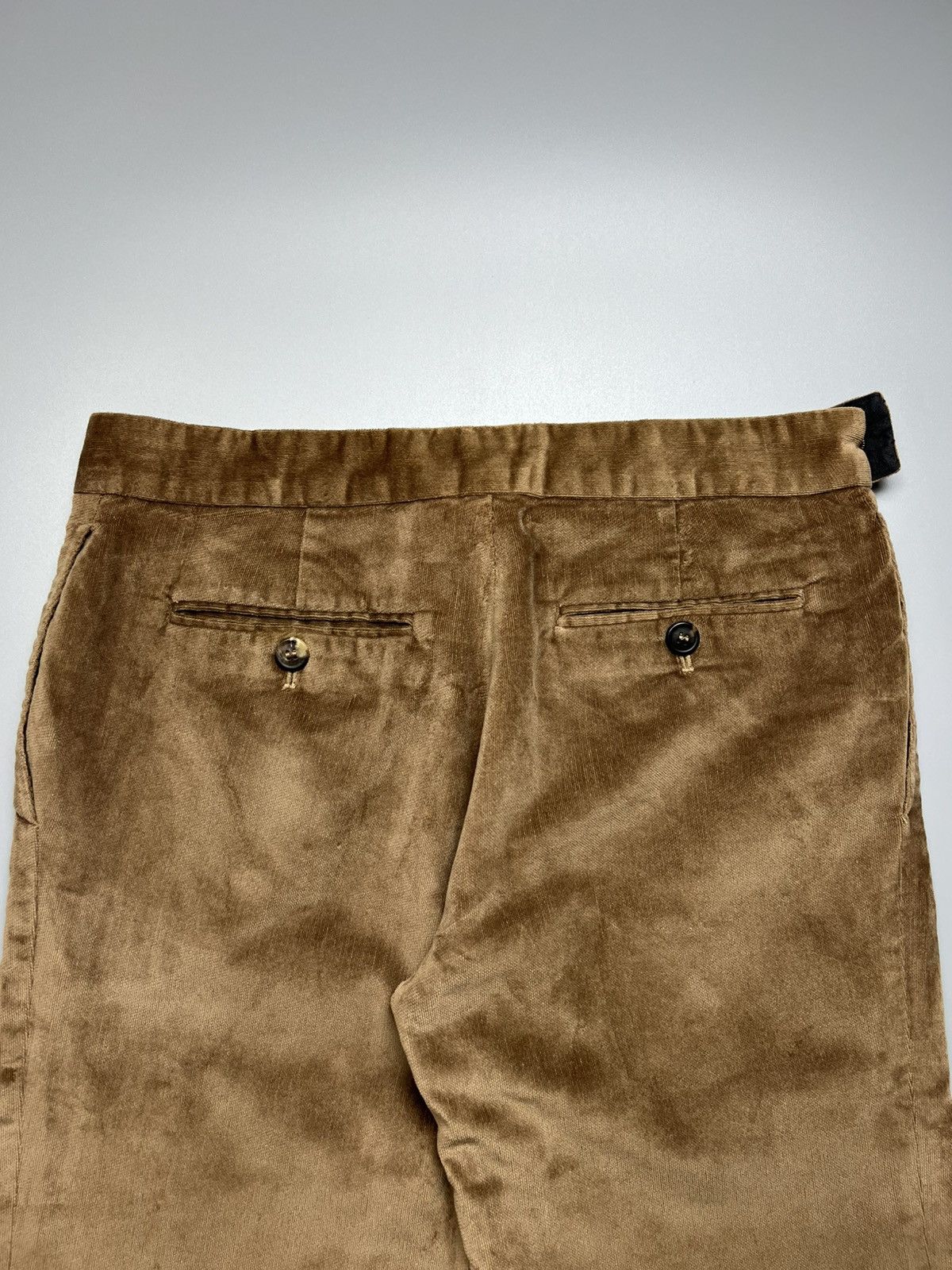 APC - Wide Leg Corduroy Belted style Brown Pants