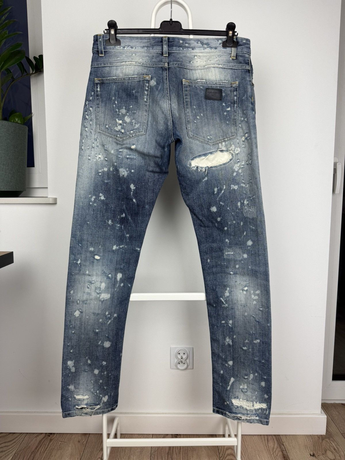 Beauty Beast × Dolce & Gabbana × Hysteric Glamour Rare D&G Distressed Paint Splatter Jeans Size US 31 - 7 Thumbnail