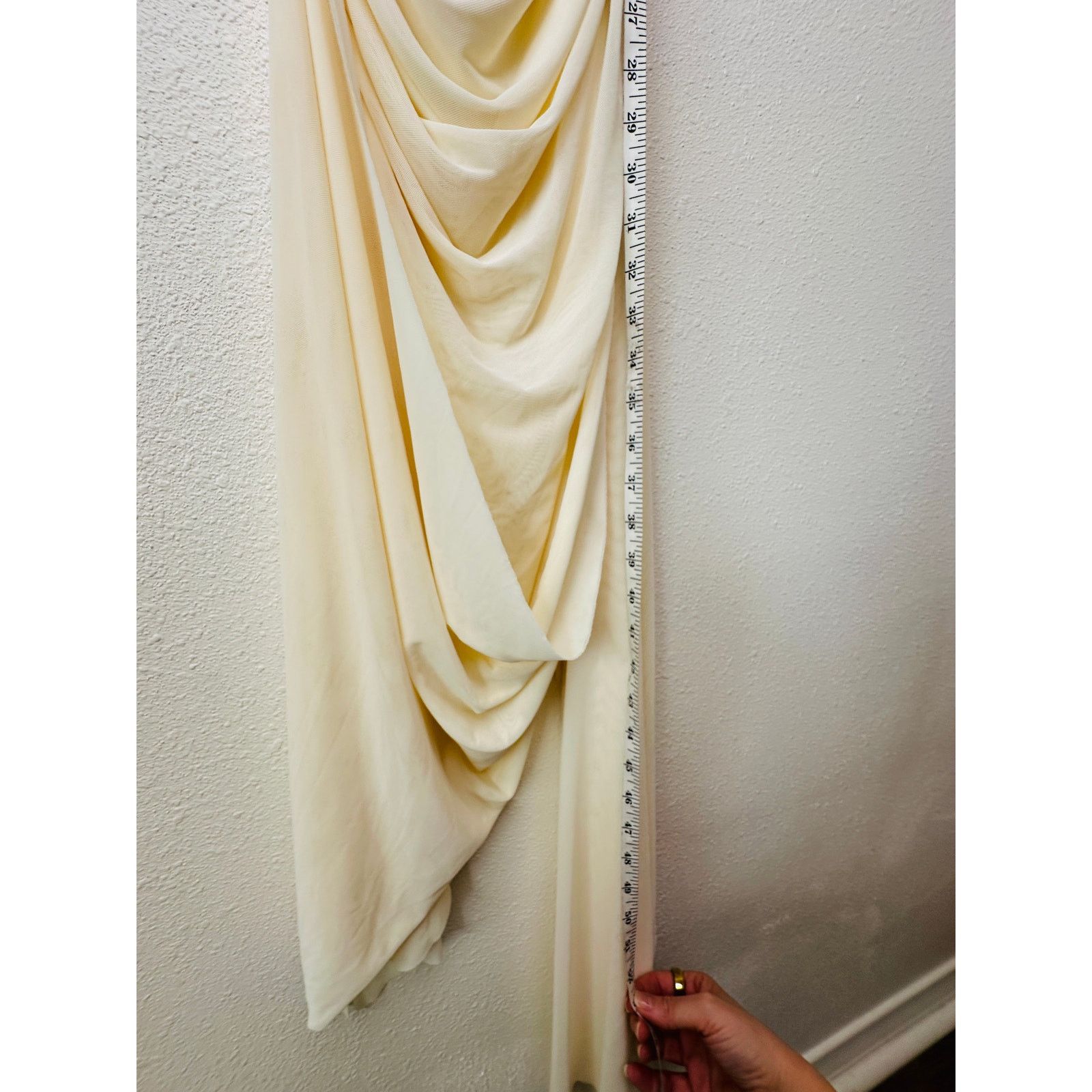 Other NWT David Koma Cream Crystal Claw Draped Mesh Dress US 6 Size M / US 6-8 / IT 42-44 - 21 Thumbnail