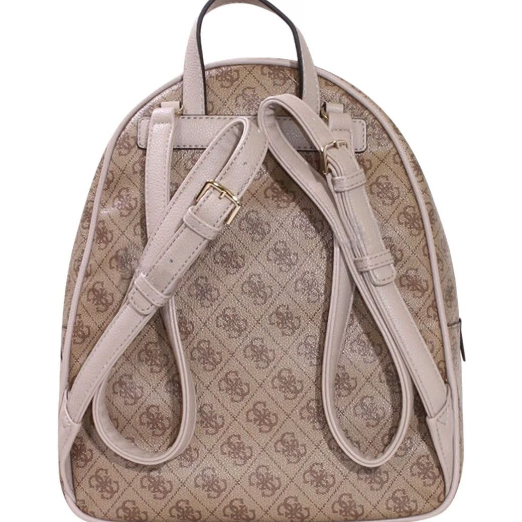 Guess Guess Women's Manhattan Backpack Latte Logo Large Bag Size ONE SIZE - 3 Thumbnail