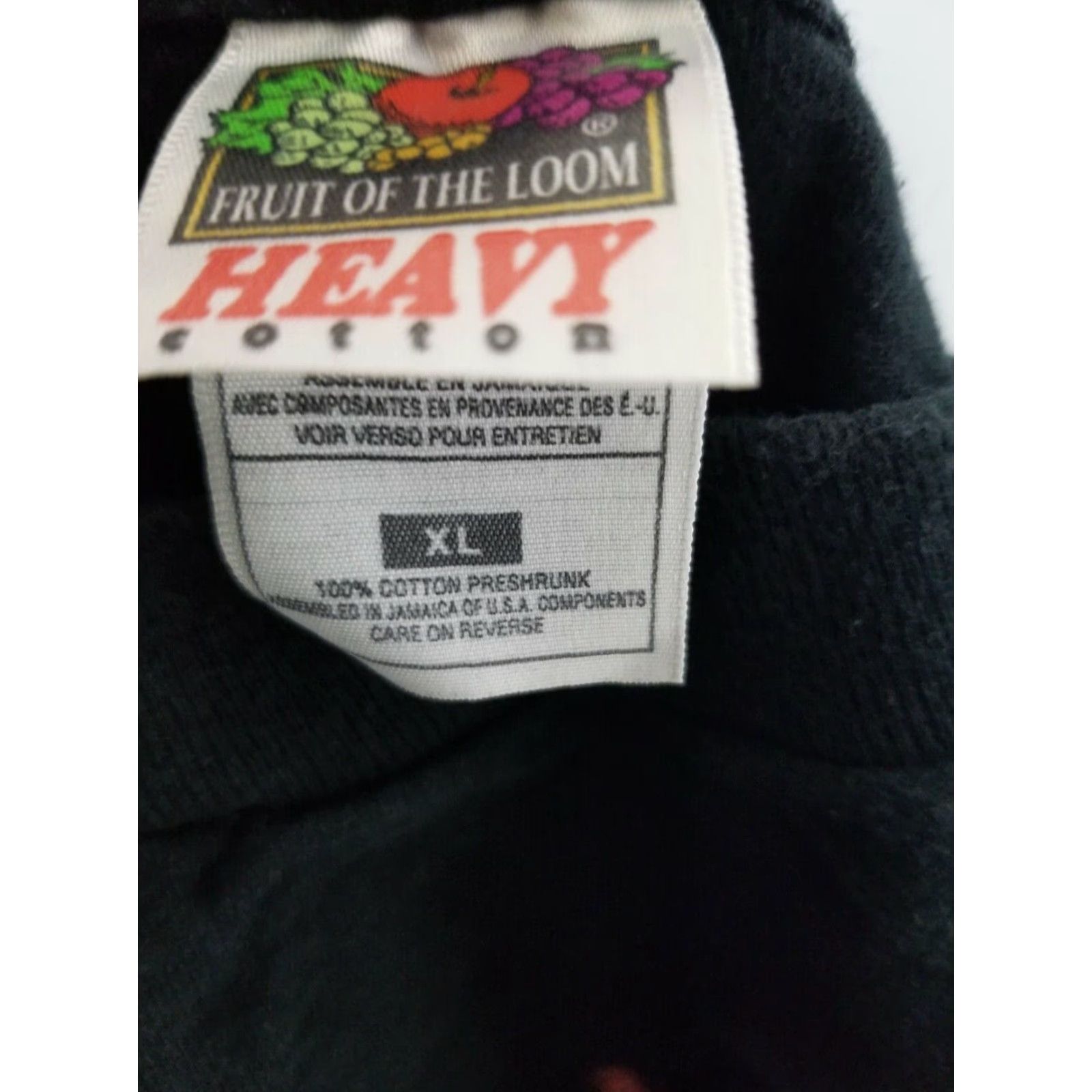 Fruit Of The Loom Vintage Men's XL Black Saloon Funny Texas T-Shirt 90s Crew Neck Heavyweight Fruit of the Loom Size US XL / EU 56 / 4 - 4 Thumbnail