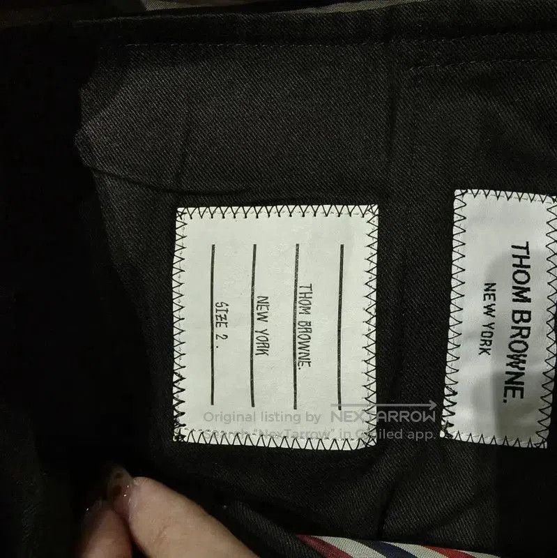 Thom Browne Thom Browne Gray Polyester Casual Pants . Size 31" - 3 Thumbnail