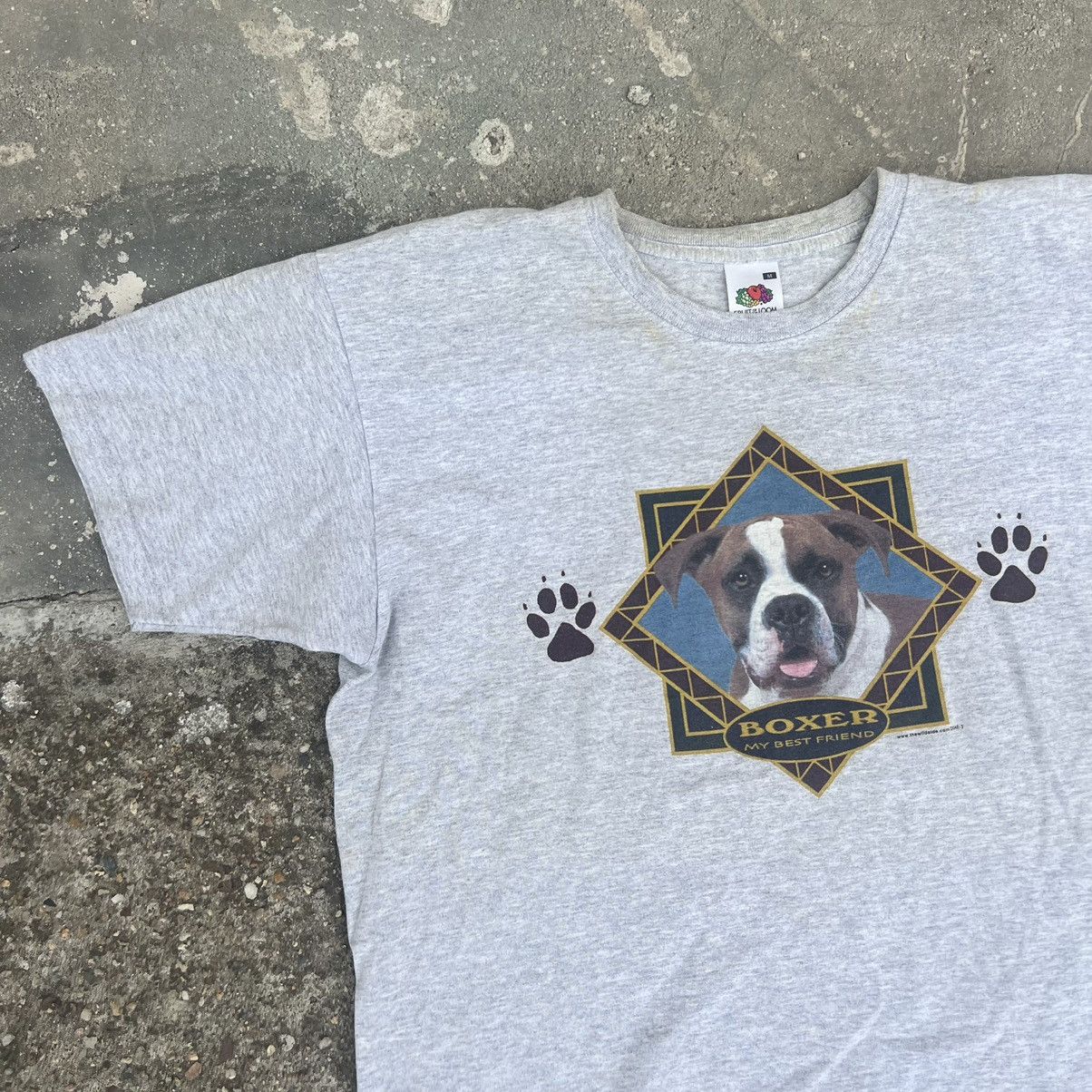 Vintage Vintage 90s 1990 Puppy Dog Mallard Art Single Stitch T Shirt Size US M / EU 48-50 / 2 - 3 Thumbnail