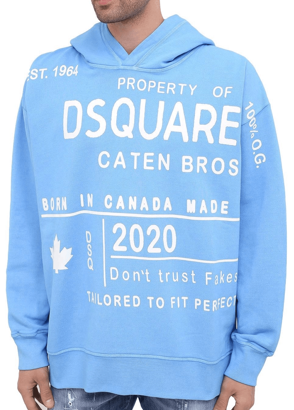 Dsquared2 DSQUARED2 white oversized Sweatshirts hoodie XS Size US XS / EU 42 / 0 - 5 Thumbnail