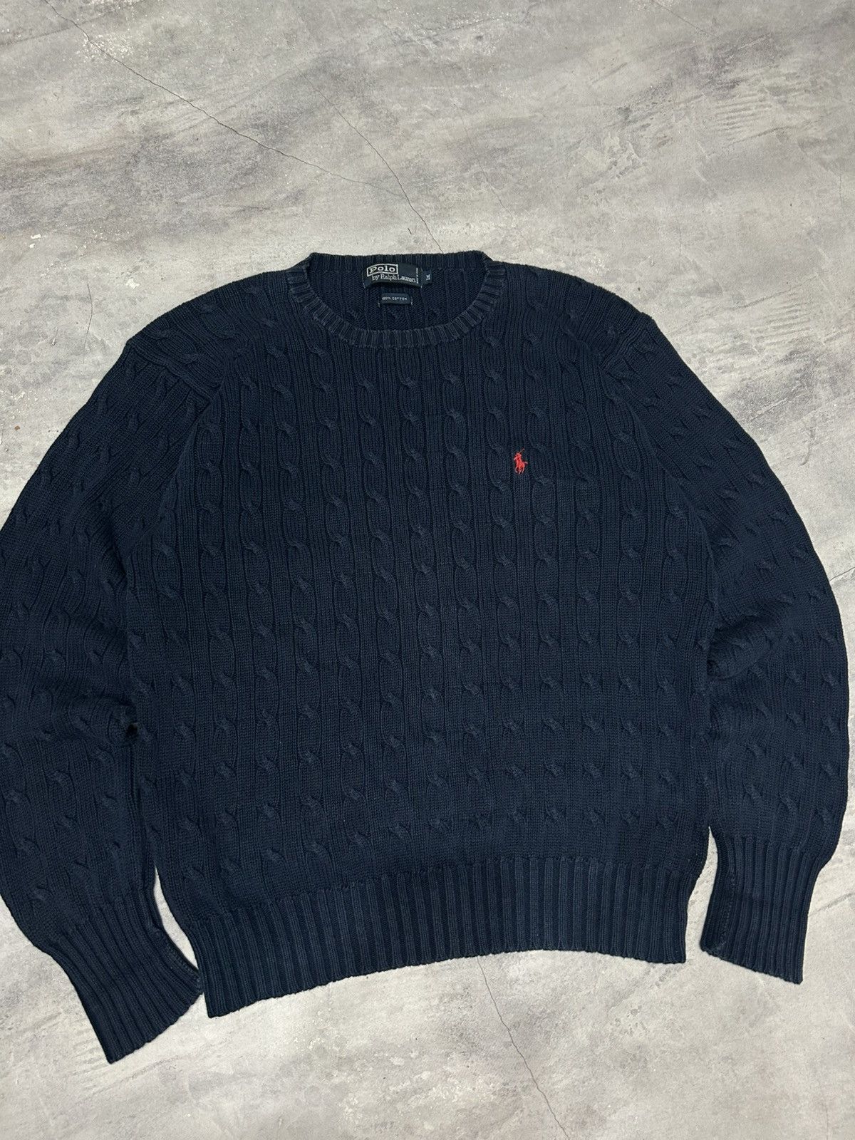 Polo Ralph Lauren × Vintage Vintage Knit Polo Ralph Lauren Sweatshirt Oldmoney Size Size US M / EU 48-50 / 2 - 3 Thumbnail