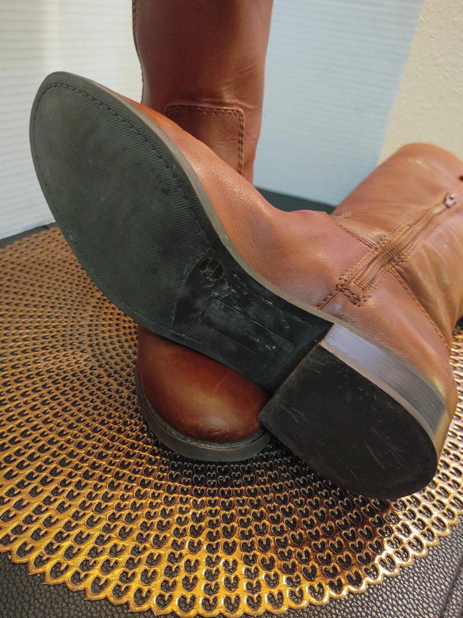 Designer INC Women's Fawne Leather Riding Boots Size 10M Size US 10 / IT 40 - 7 Thumbnail