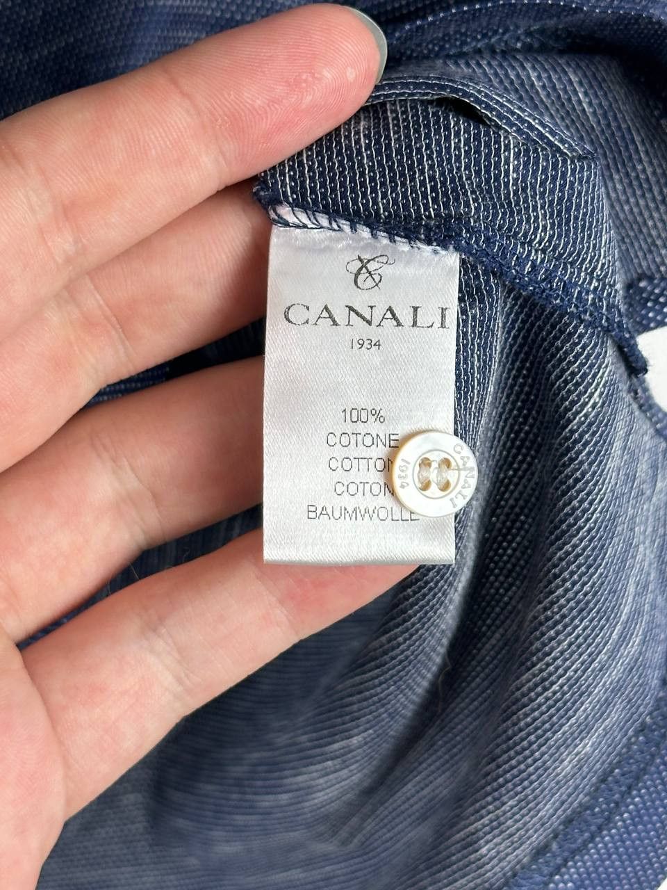 Canali Canali Polo Size 56 Made In Italy Luxury Size US XL / EU 56 / 4 - 11 Thumbnail