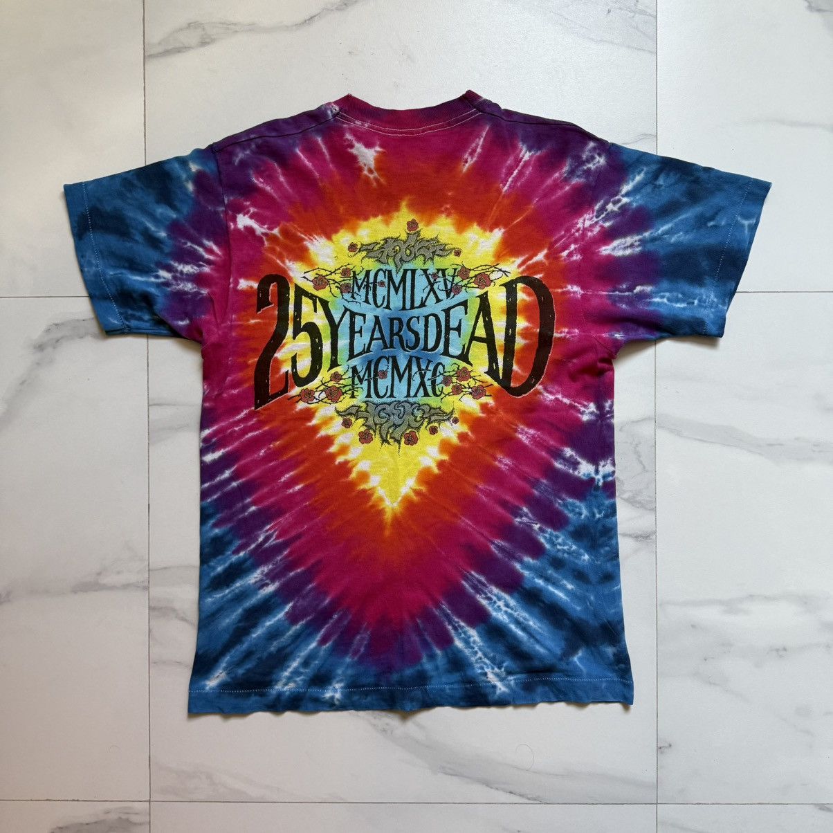 Fruit Of The Loom Vintage Grateful Dead Space Your Face T-Shirt Size US L / EU 52-54 / 3 - 3 Thumbnail