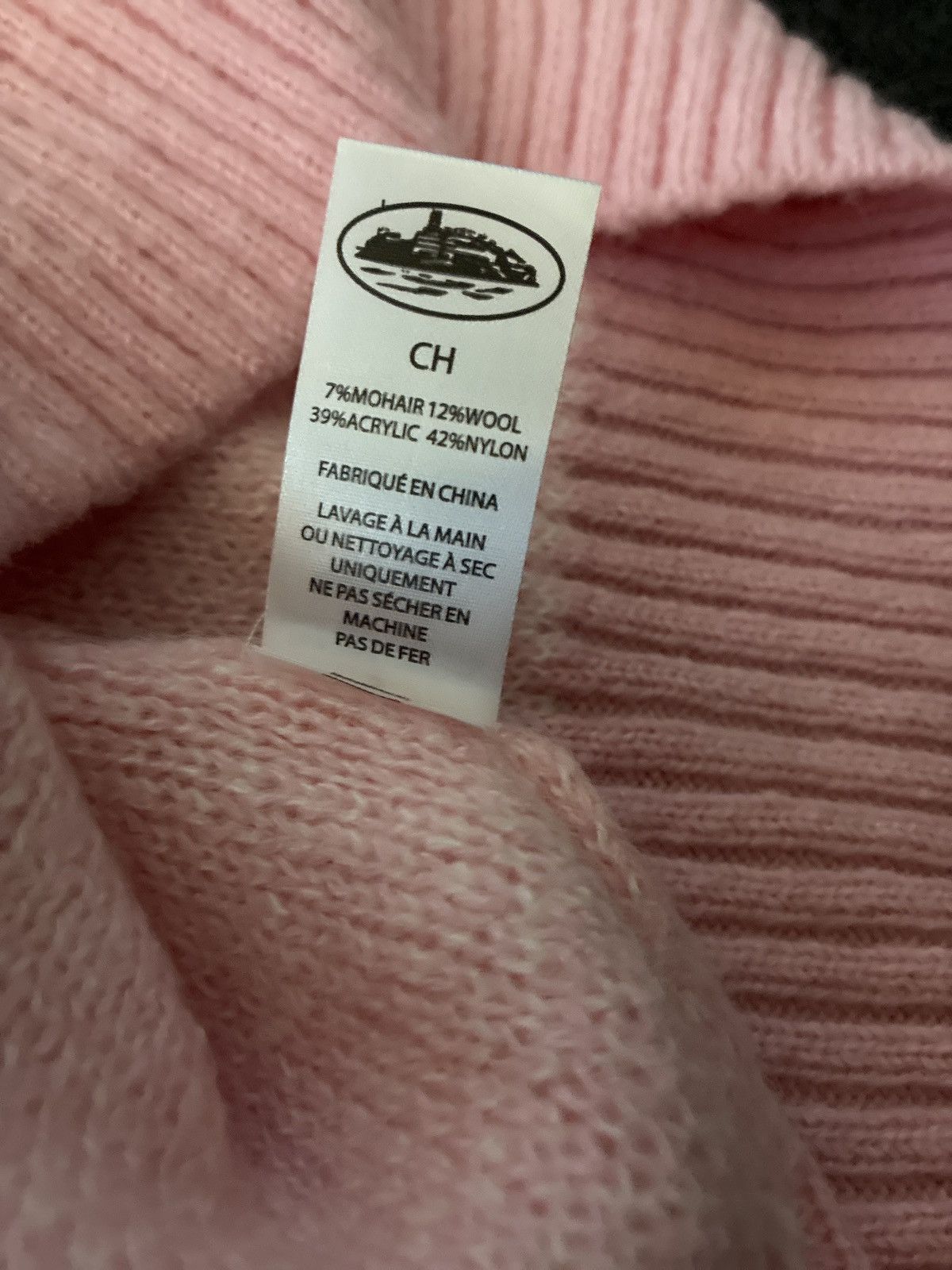 Corteiz Corteiz Patrol Knit Sweater 💗 – Pink/White – Size S Size US S / EU 44-46 / 1 - 4 Thumbnail