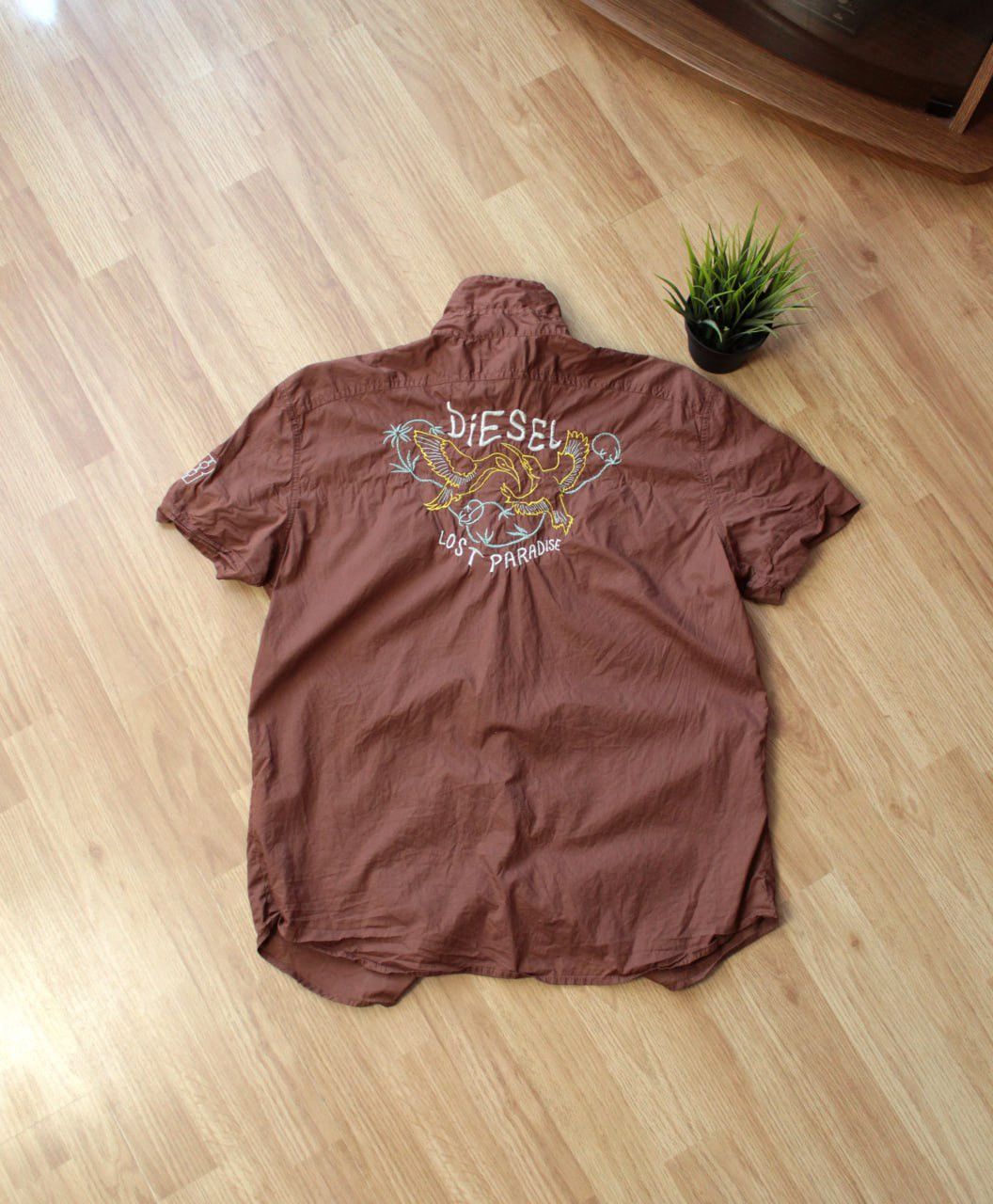 Diesel 🔥 Vintage Diesel Lost Paradise Hawaiian Shirt Y2K Japan Size US XXL / EU 58 / 5 - 1 Thumbnail