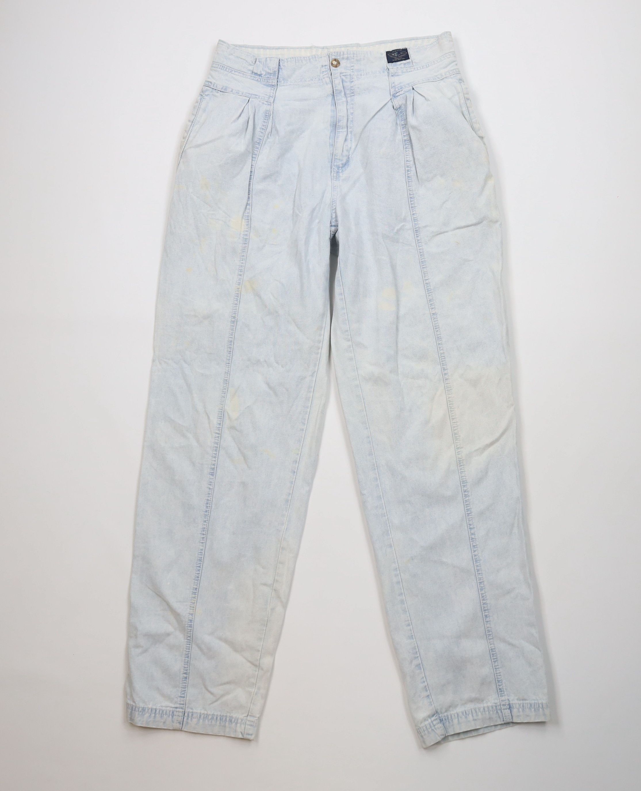 Vintage Vintage 80s 90s Bugle Boy High Waist Tapered Leg Jeans Size US 34 / EU 50 - 1 Thumbnail