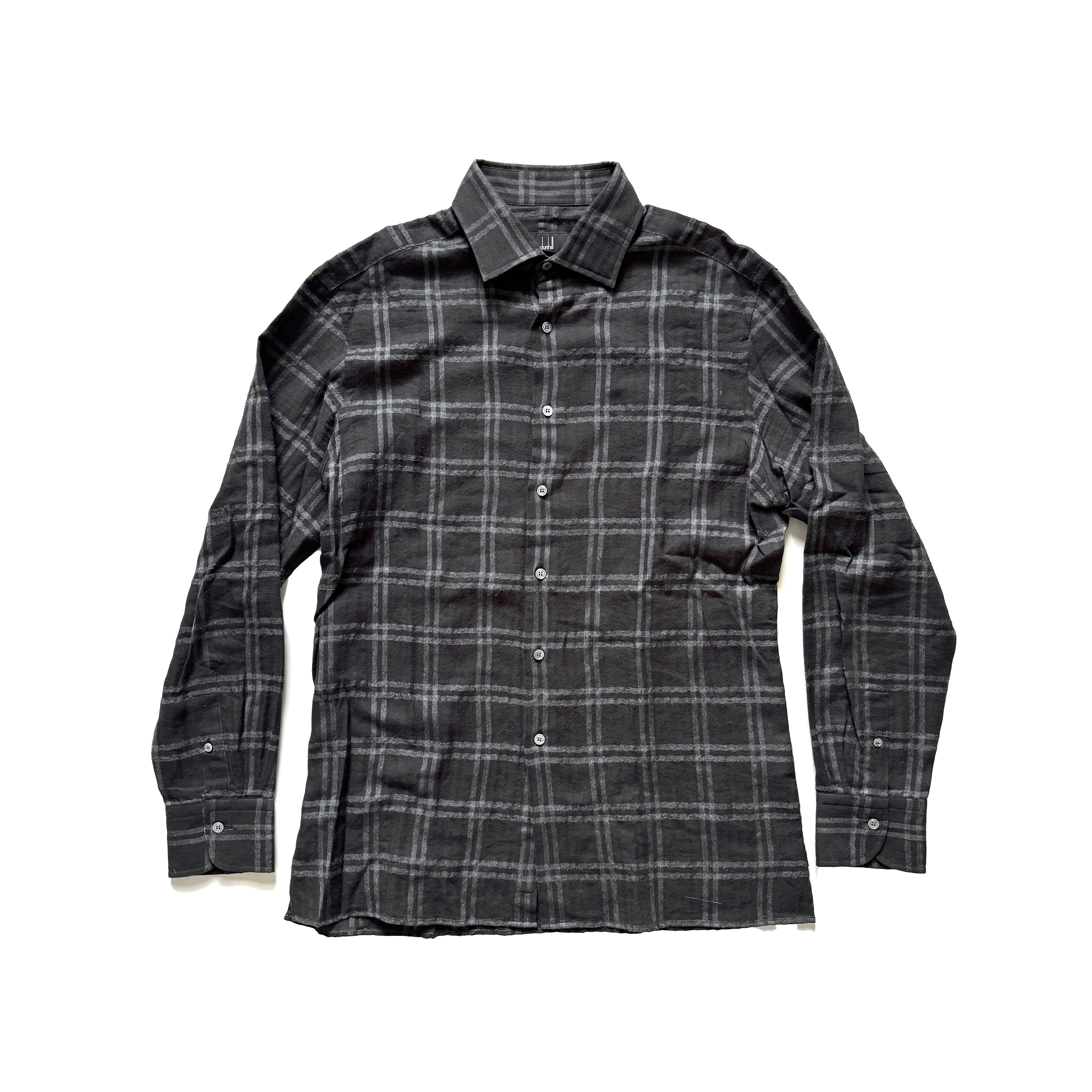 Alfred Dunhill Grey plaid button up Size US L / EU 52-54 / 3 - 1 Thumbnail