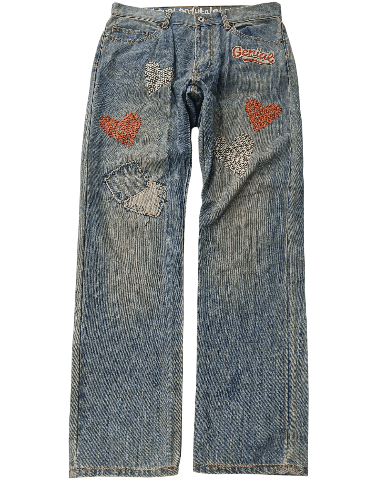 Japanese Brand japanese brands rough union made sashiko love Size US 31 - 1 Thumbnail