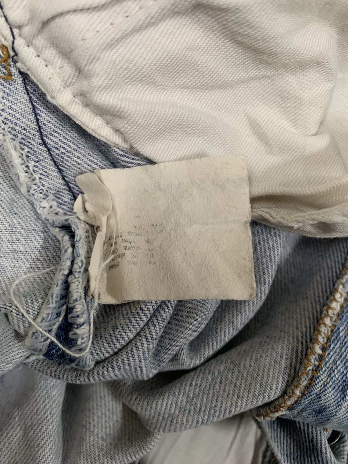 Levi's Vintage 80s Levis 501 Repaired Distressed Jeans Size 30x30 Size US 30 / EU 46 - 21 Thumbnail
